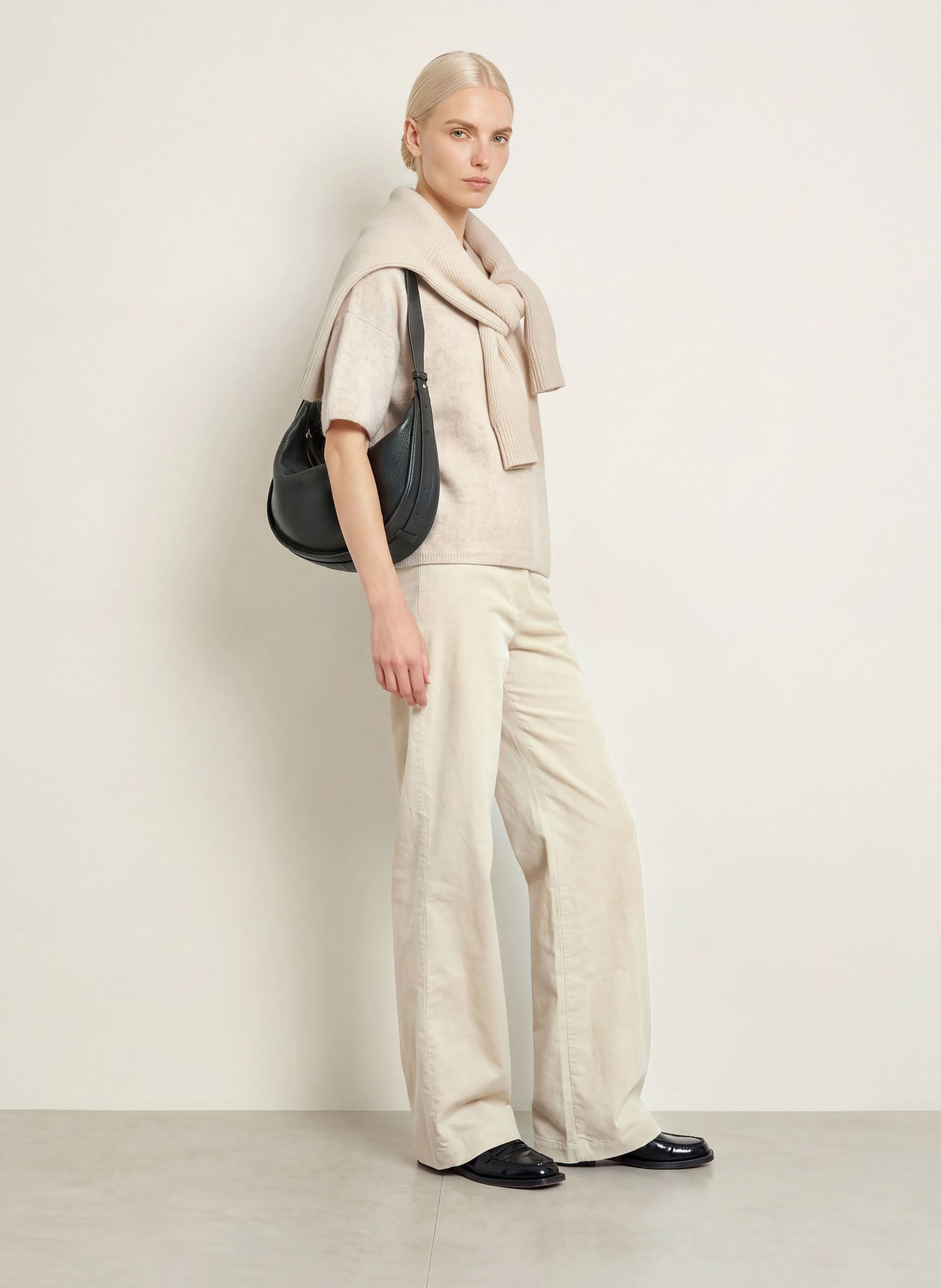Marc O'Polo Strickshirt mit Alpaka: CREME