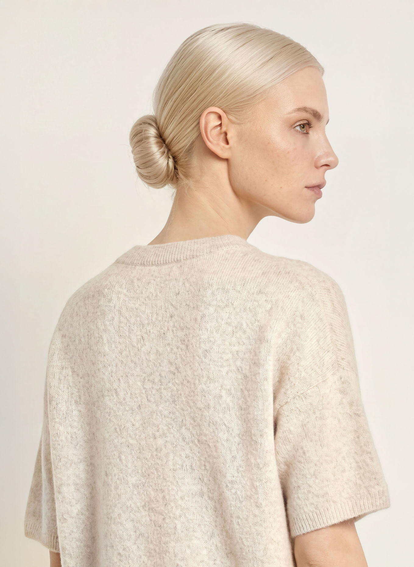 Marc O'Polo Strickshirt mit Alpaka: CREME