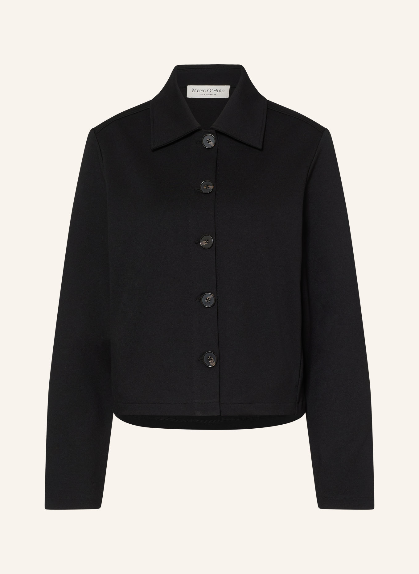 Marc O'Polo Jerseyblazer: ZWART