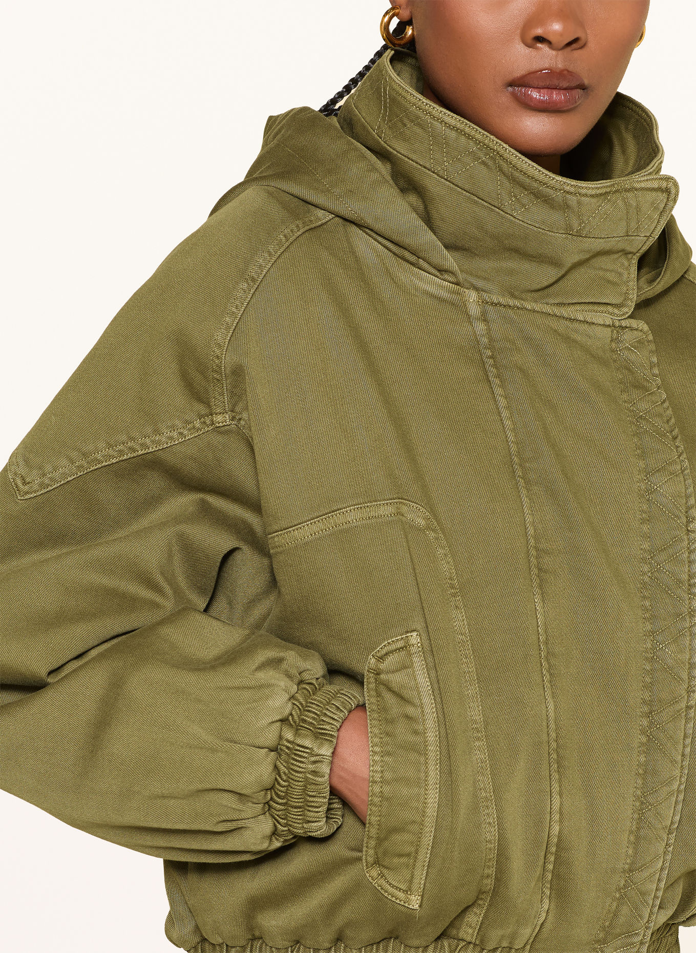 ba&sh Jacke NALO: KHAKI