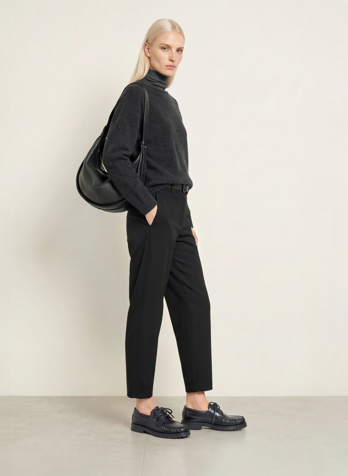 Marc O'Polo Alpaca Sweater: DARK GRAY
