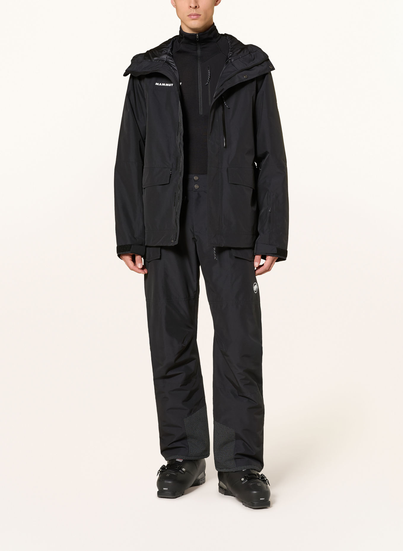 MAMMUT Skibukser FALL LINE HS THERMO: SORT