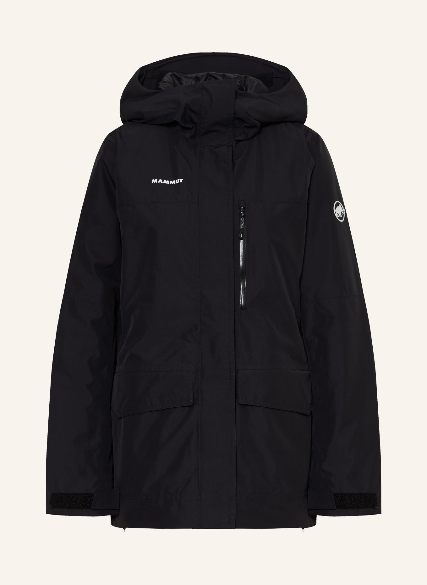 MAMMUT Ski-jas FALL LINE HS: ZWART