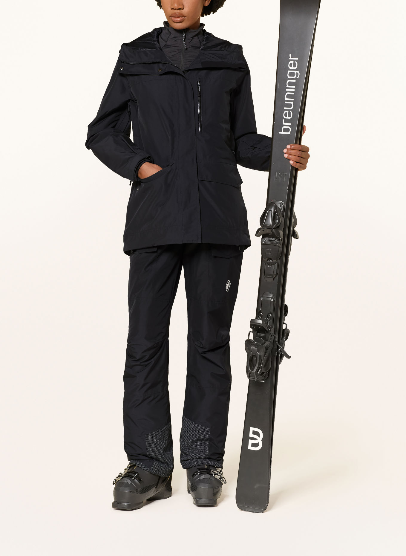 MAMMUT Ski-jas FALL LINE HS: ZWART