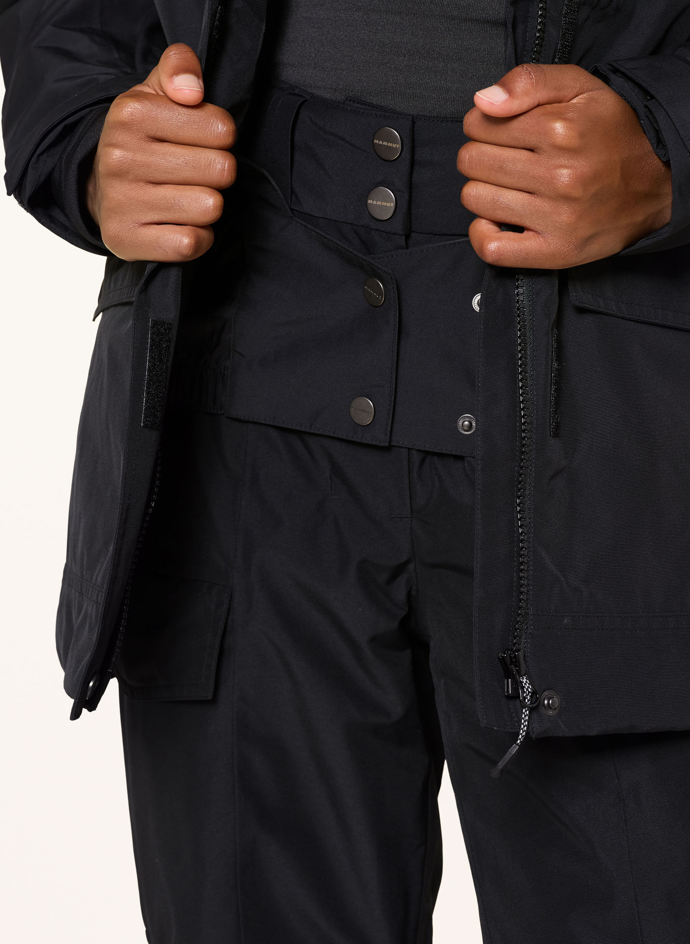 MAMMUT Ski-jas FALL LINE HS: ZWART