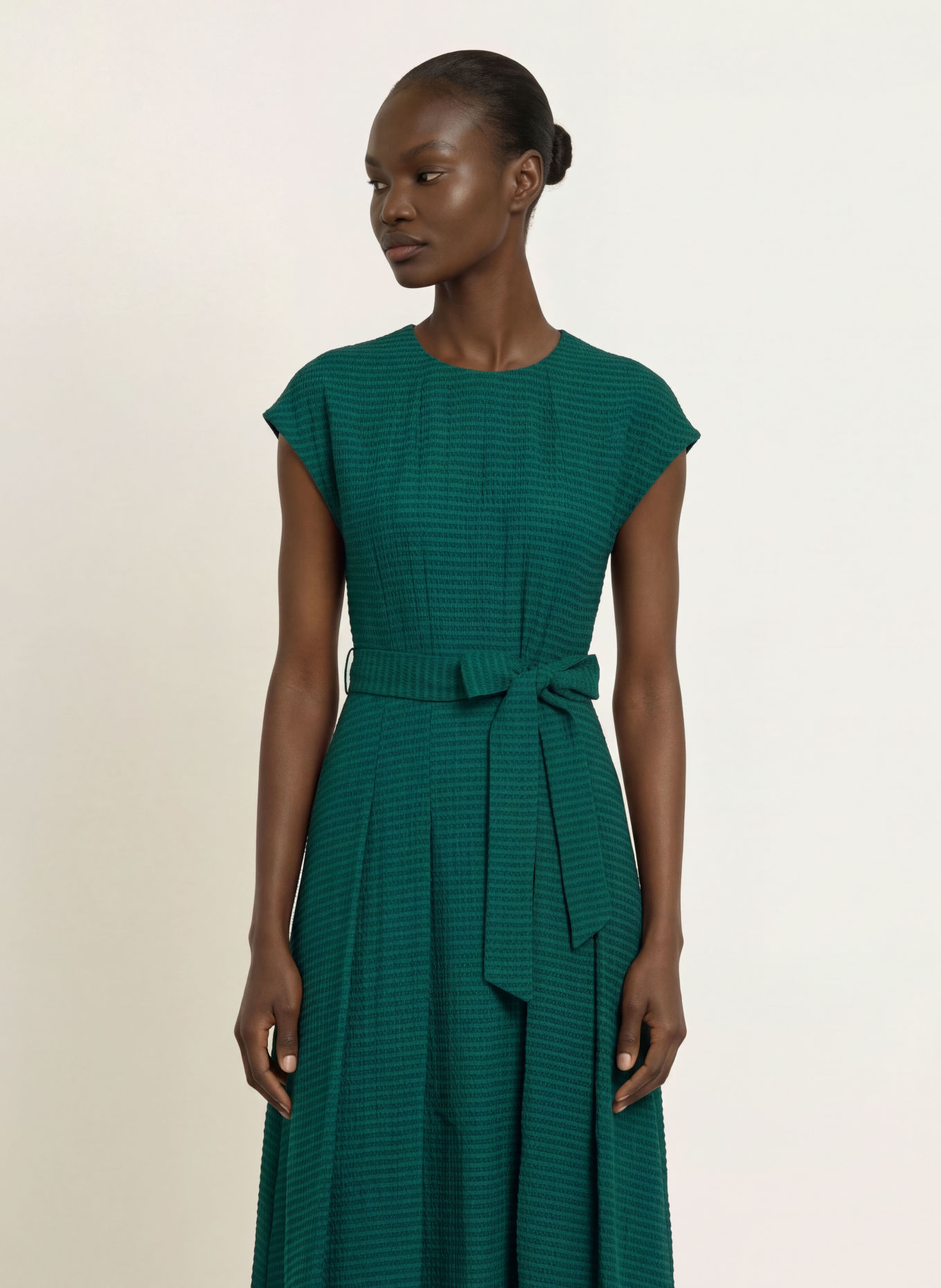 HOBBS Rochie VIVIENE: VERDE ÎNCHIS