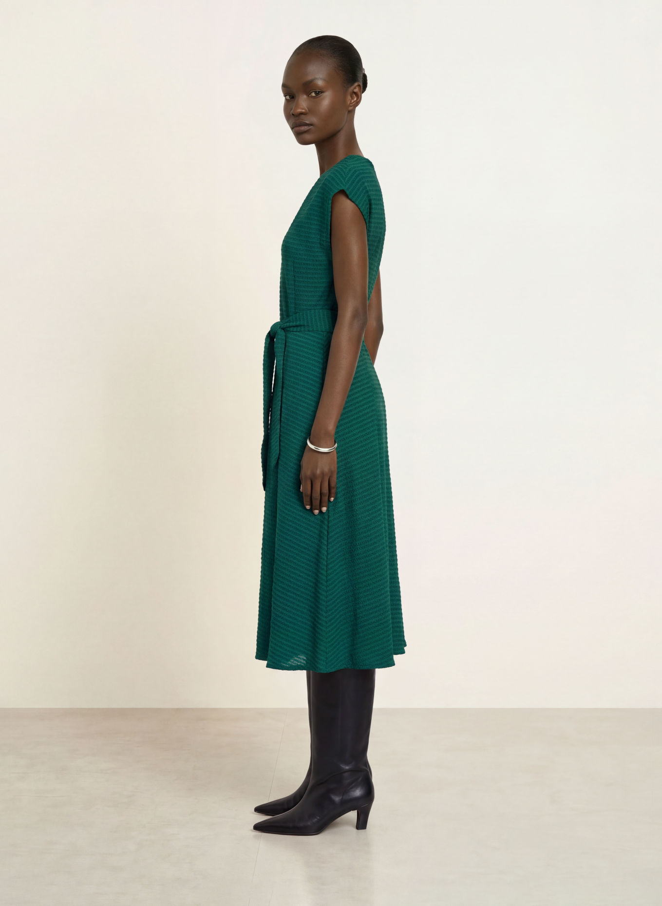 HOBBS Rochie VIVIENE: VERDE ÎNCHIS