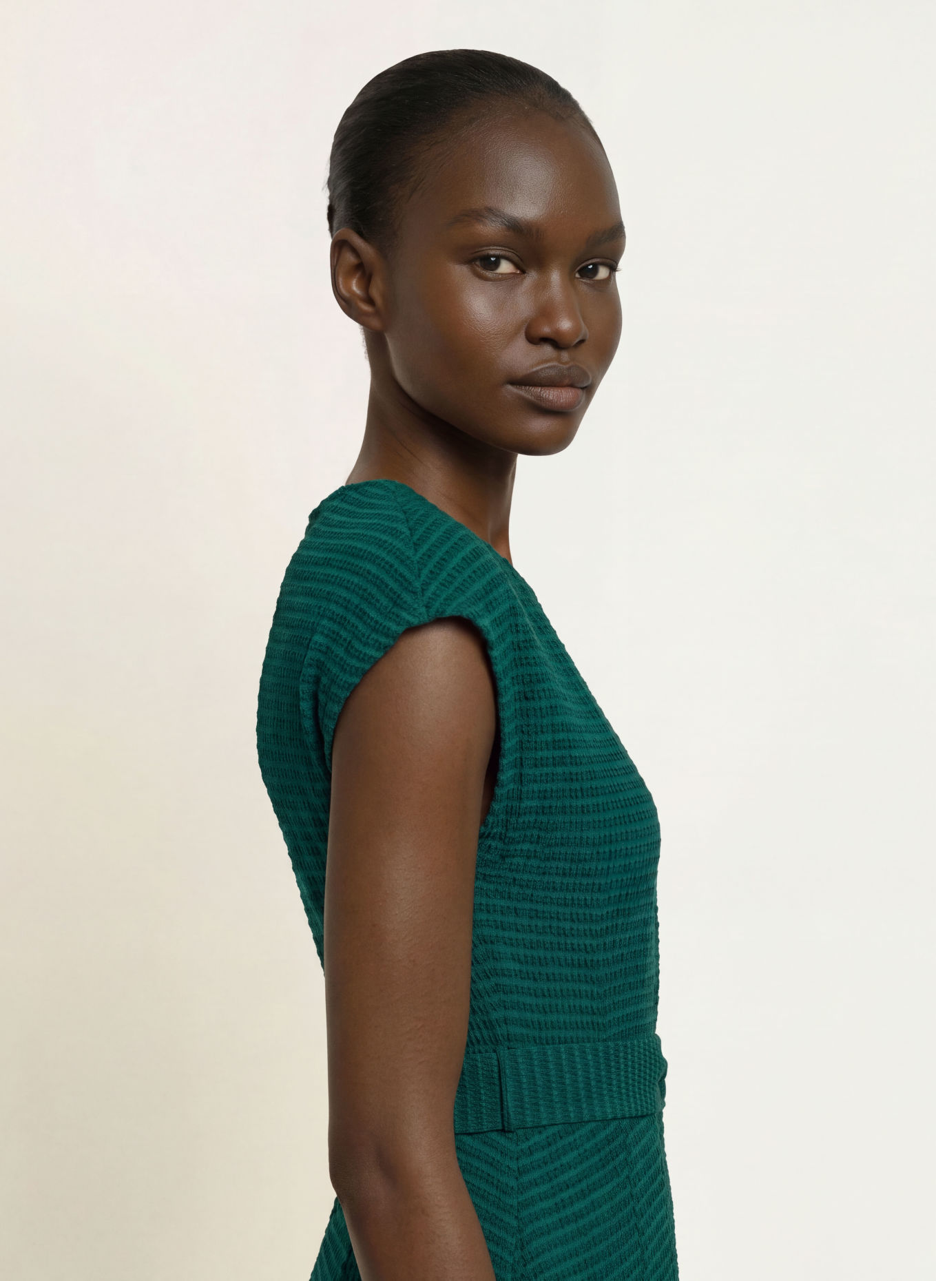HOBBS Rochie VIVIENE: VERDE ÎNCHIS