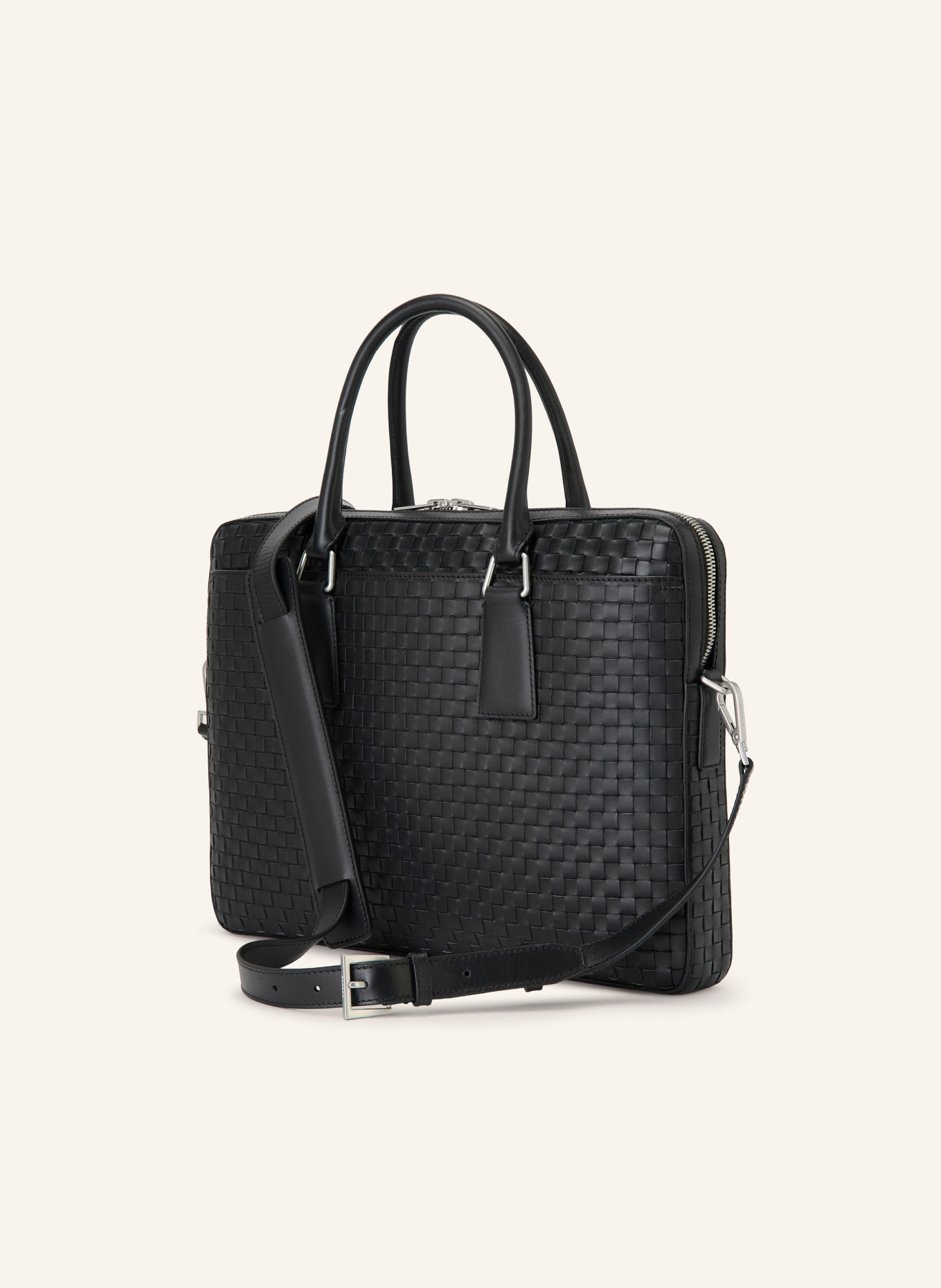 SANDRO Laptop-Tasche: SCHWARZ