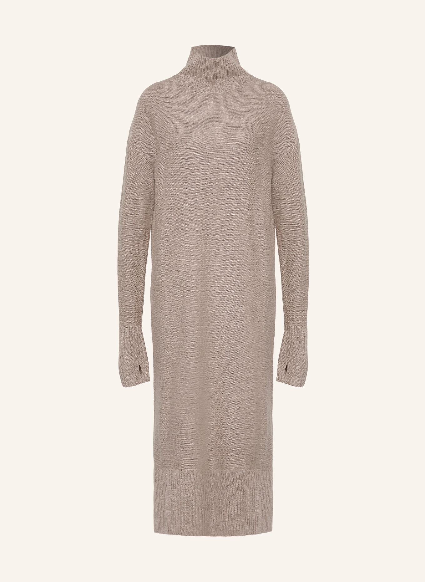 LADNERI HAMPTONS Knit Dress with Cashmere: BEIGE