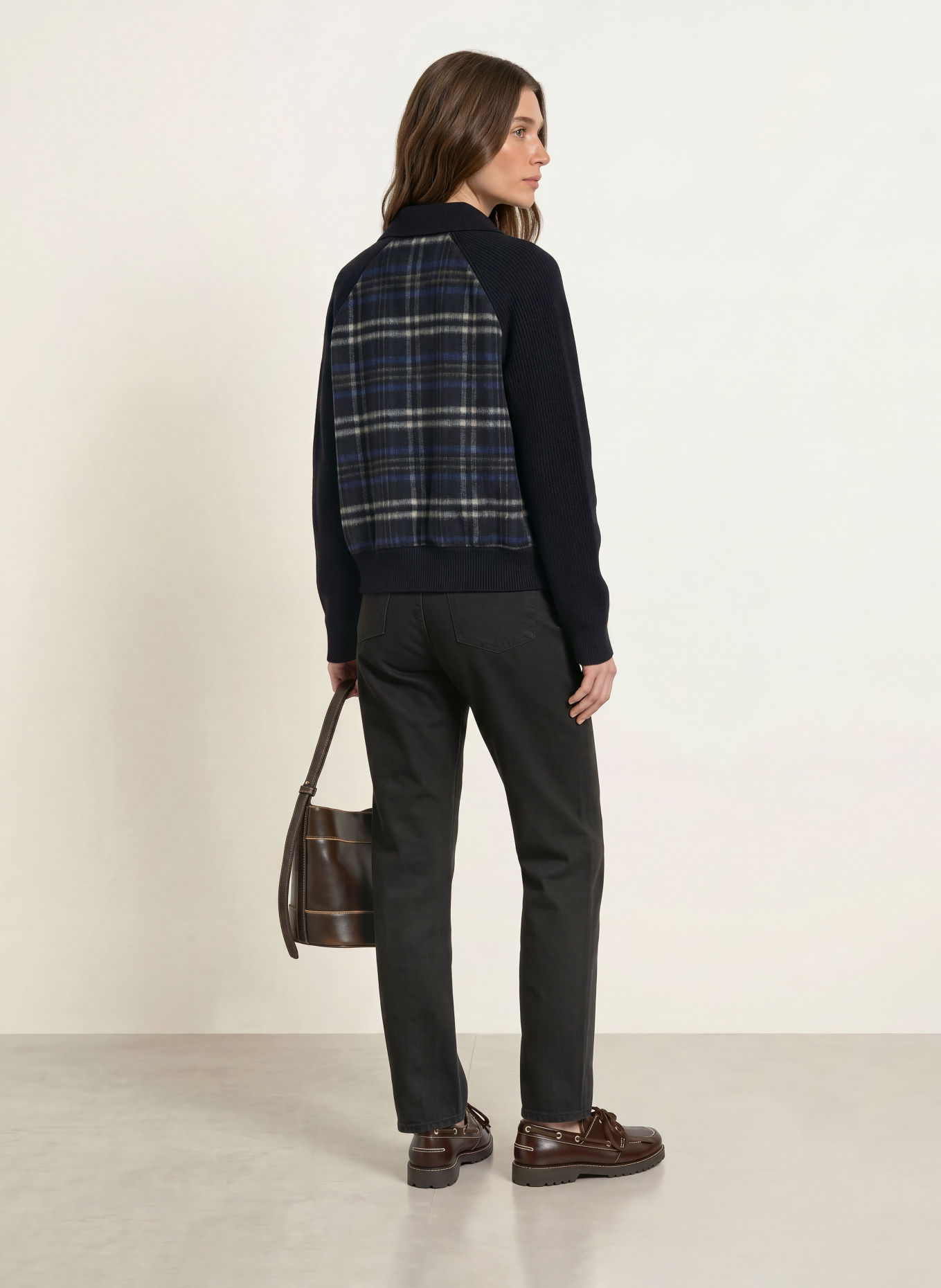 CLAUDIE PIERLOT Straight Jeans: V002 BLACK DENIM