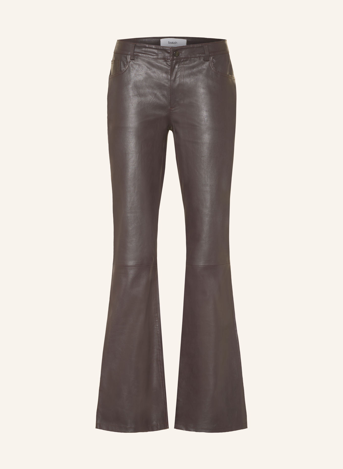 ba&sh Lederhose LIOR: DUNKELBRAUN