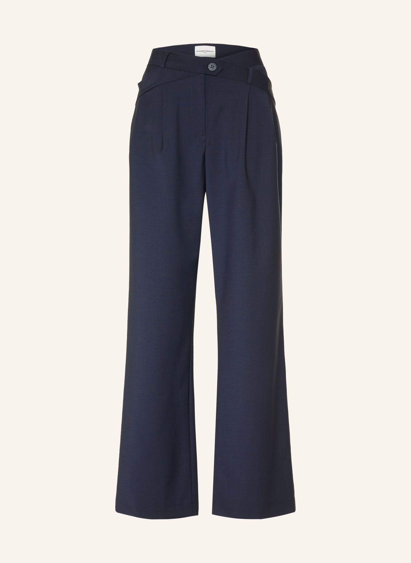 CLAUDIE PIERLOT Marlenehose: DUNKELBLAU