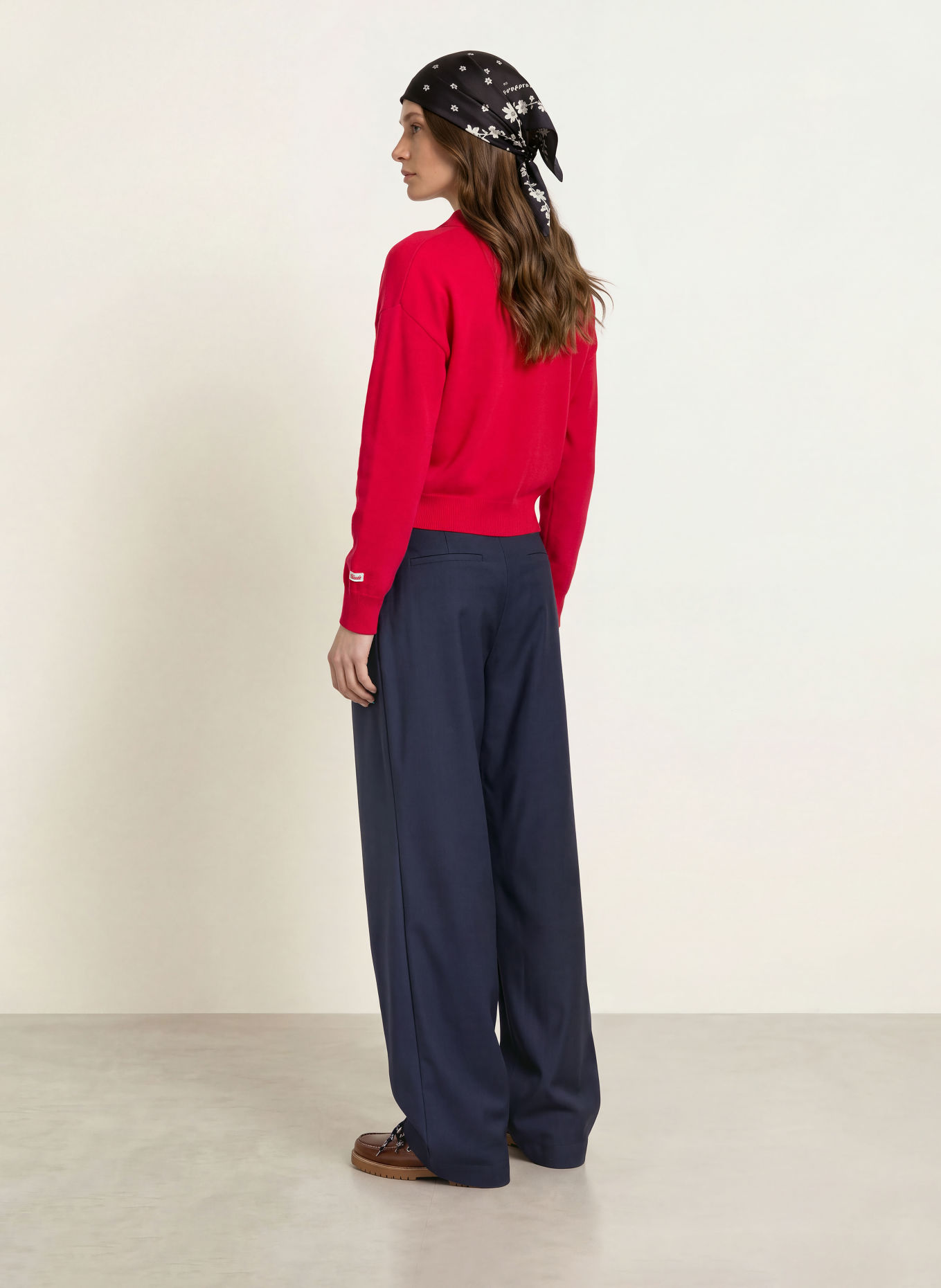 CLAUDIE PIERLOT Marlenehose: DUNKELBLAU