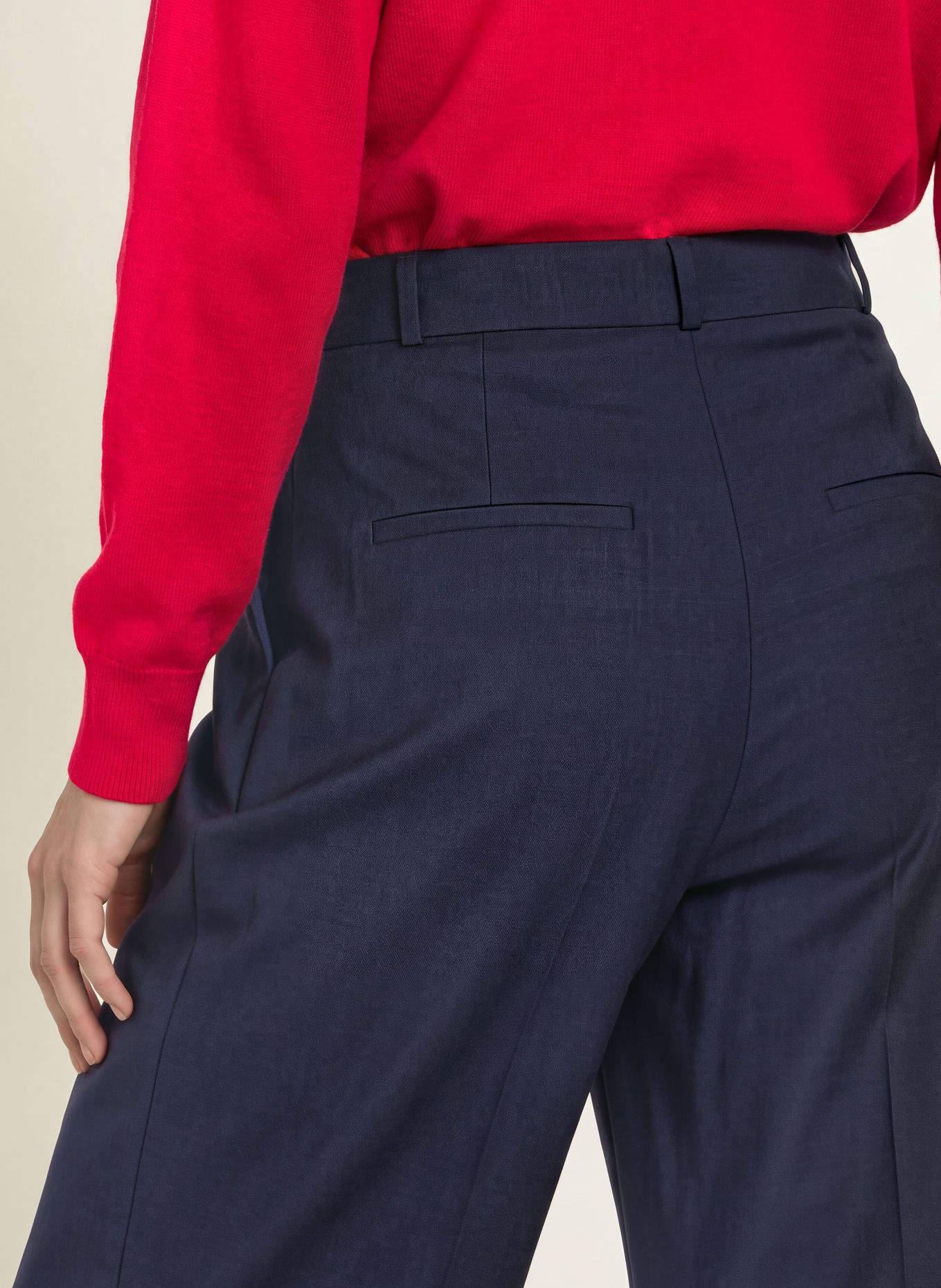 CLAUDIE PIERLOT Marlenehose: DUNKELBLAU
