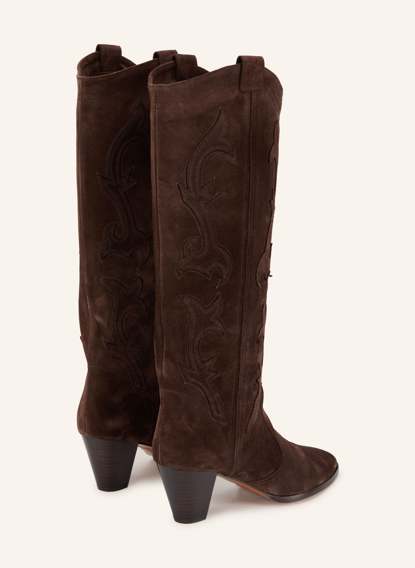 ba&sh Cowboy Boots CASEY: DUNKELBRAUN
