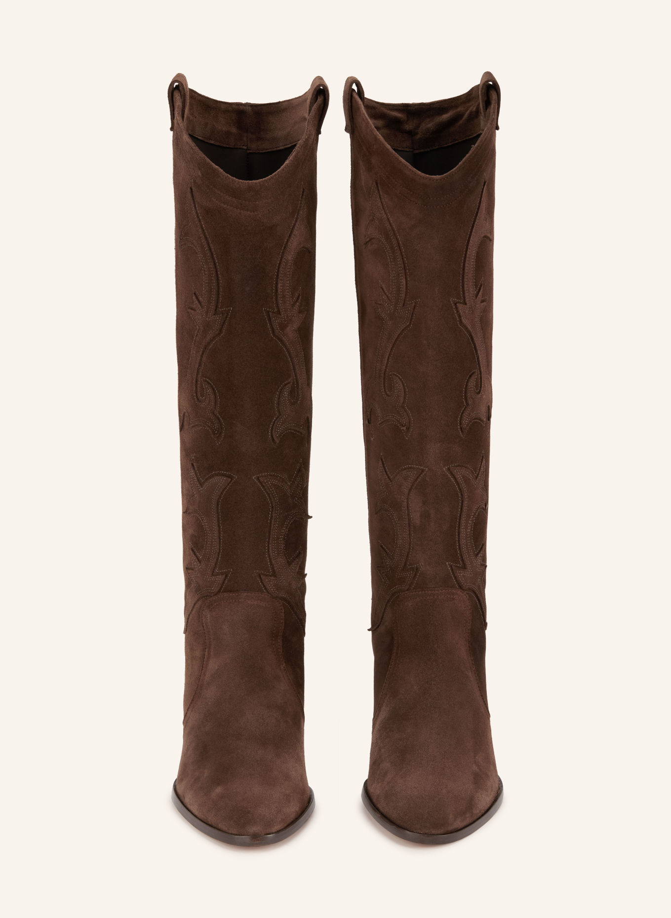 ba&sh Cowboy Boots CASEY: DUNKELBRAUN