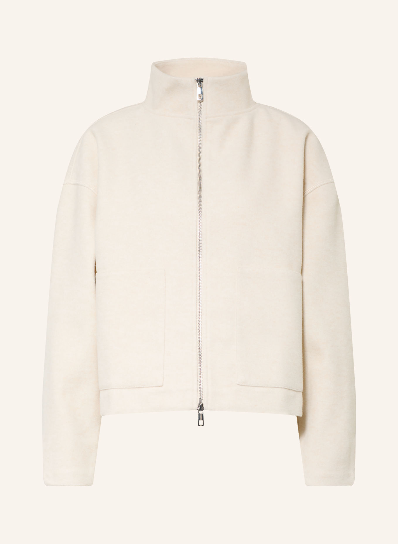 OPUS Sweat zippé GINKA: CRÈME