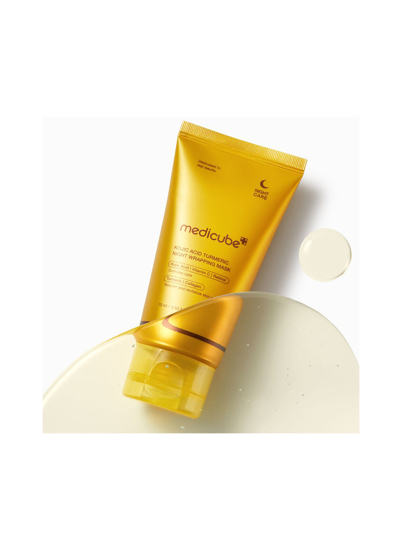 MEDICUBE KOJIC ACID TUMERIC NIGHT WRAPPING MASK