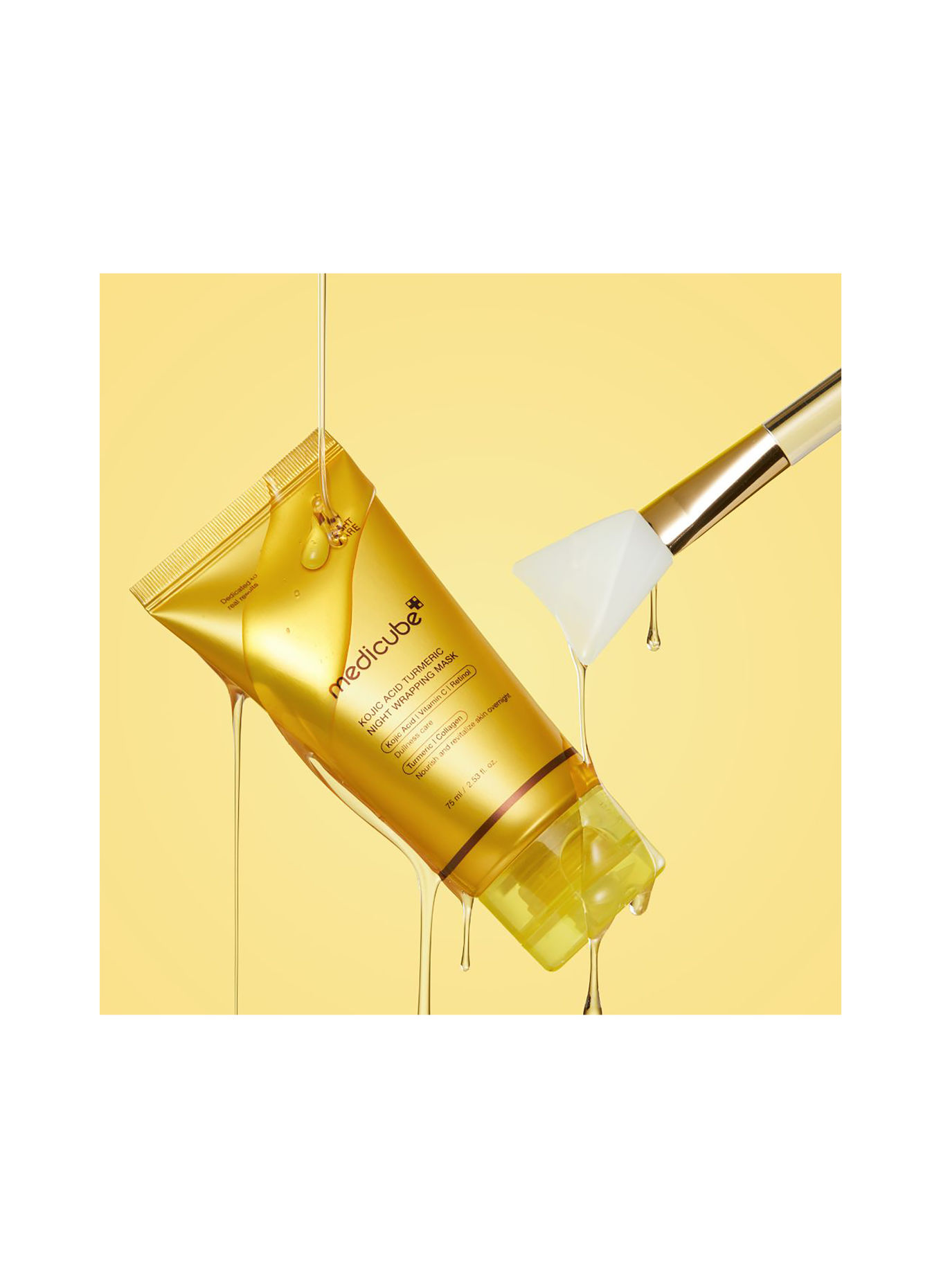 MEDICUBE KOJIC ACID TUMERIC NIGHT WRAPPING MASK