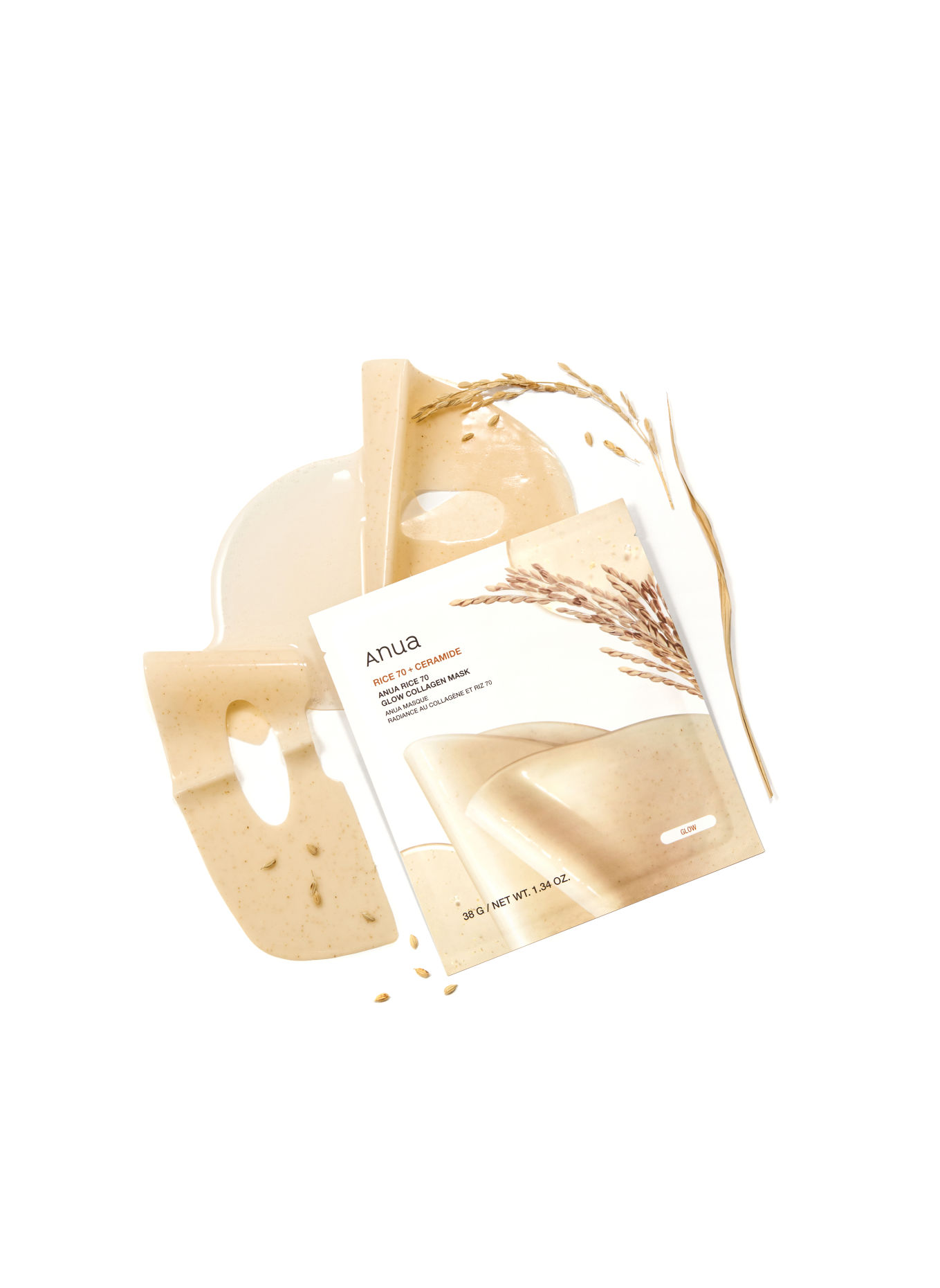 ANUA RICE 70 GLOW COLLAGEN MASK