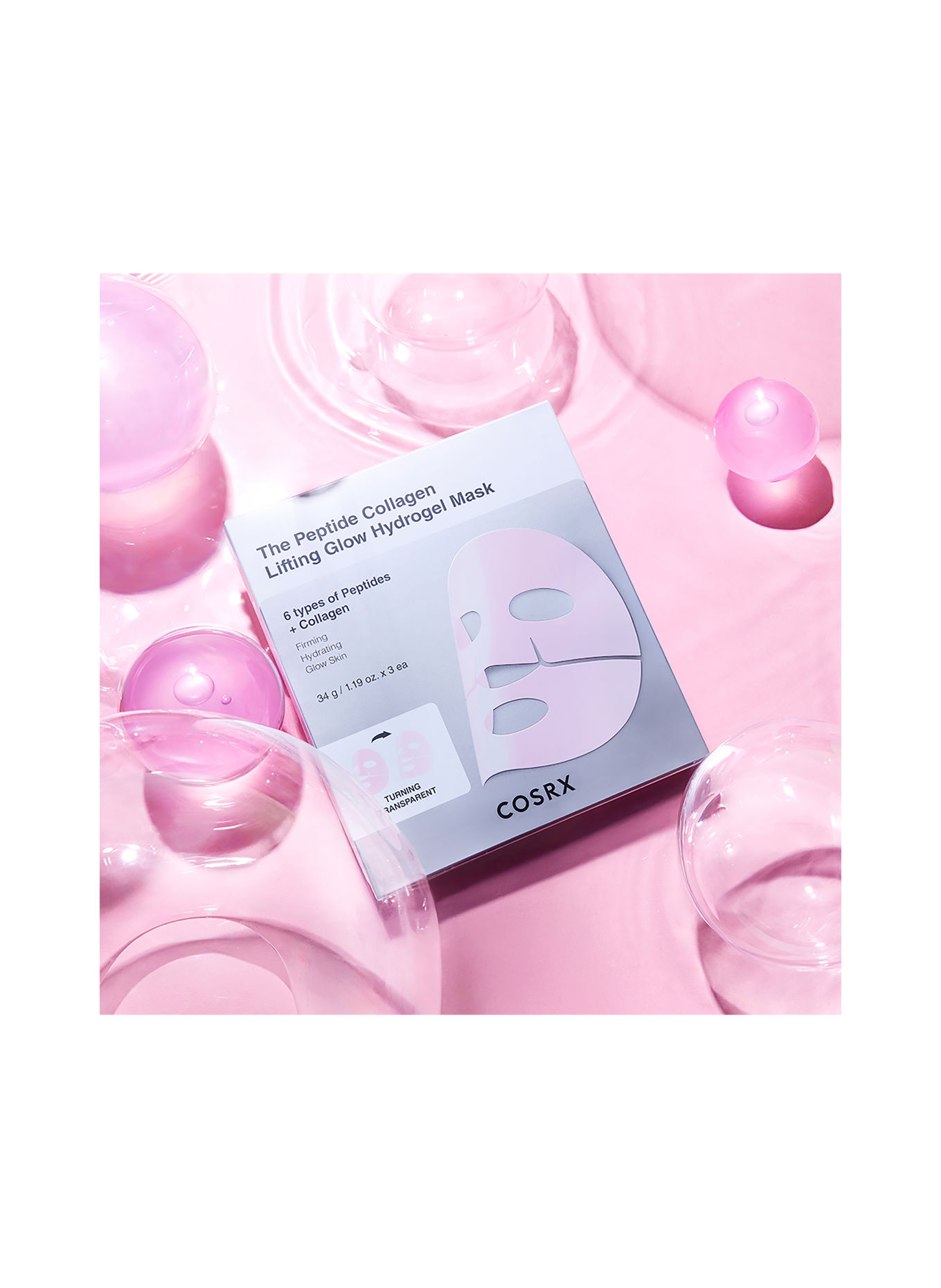 COSRX THE PEPTIDE COLLAGEN LIFTING GLOW HYDROGEL MASK