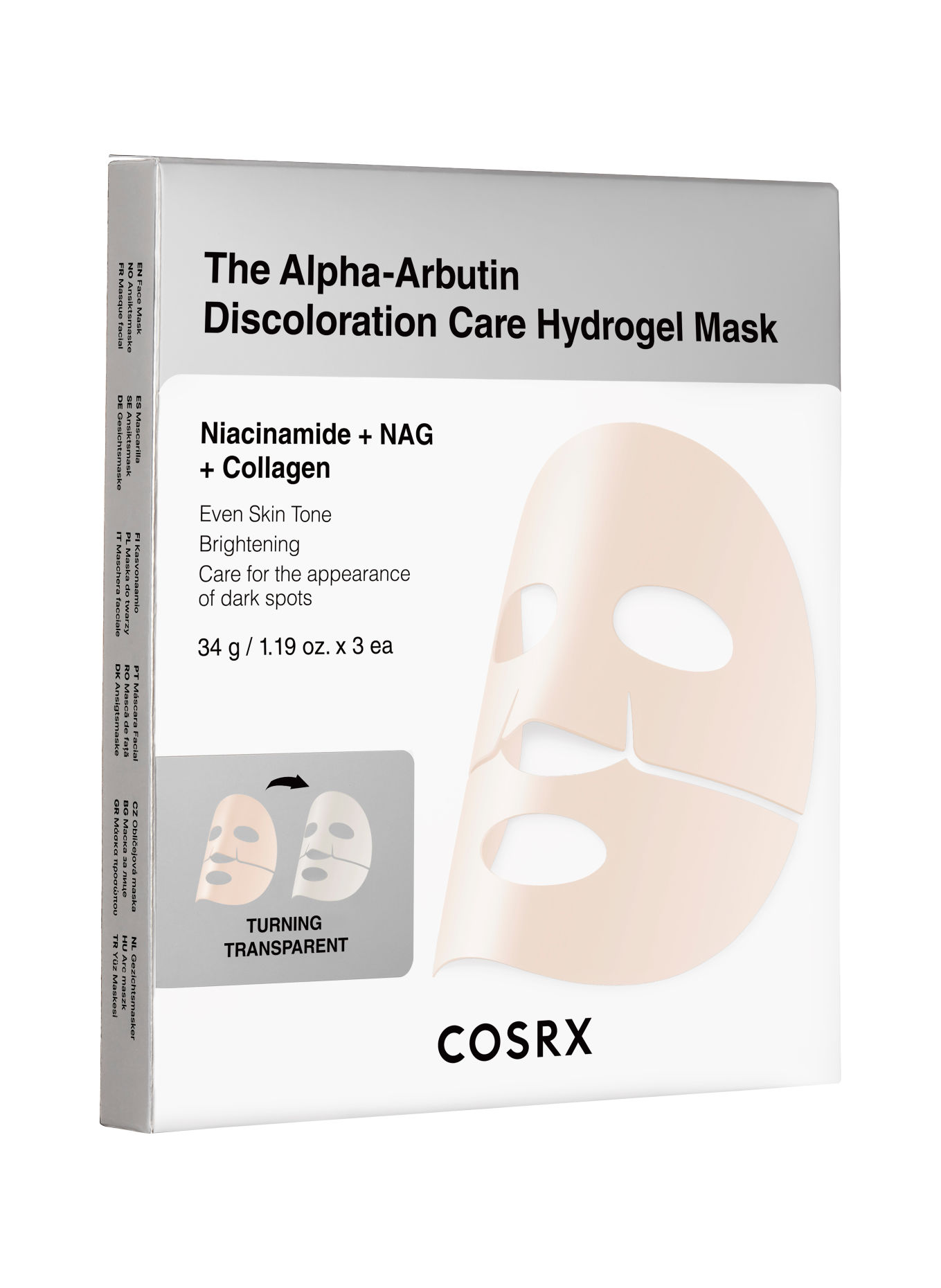 COSRX THE ALPHA-ARBUTIN DISCOLORATION CARE HYDROGEL MASK