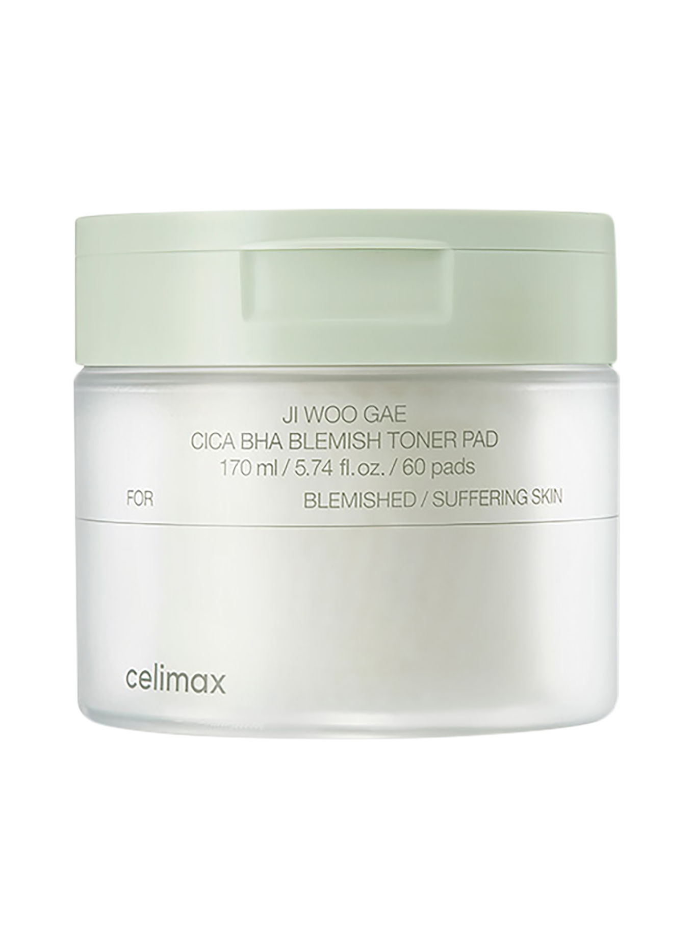 CELIMAX JI WOO GAE CICA BHA BLEMISH TONER PAD