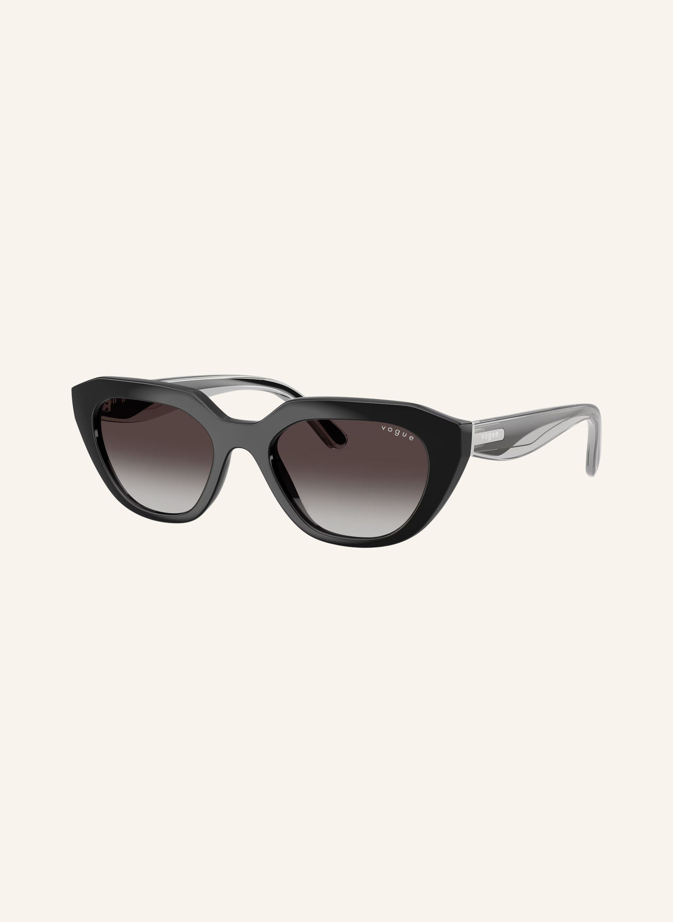 VOGUE Zonnebril VO5711S: ZWART/GRIJS VERLOOP