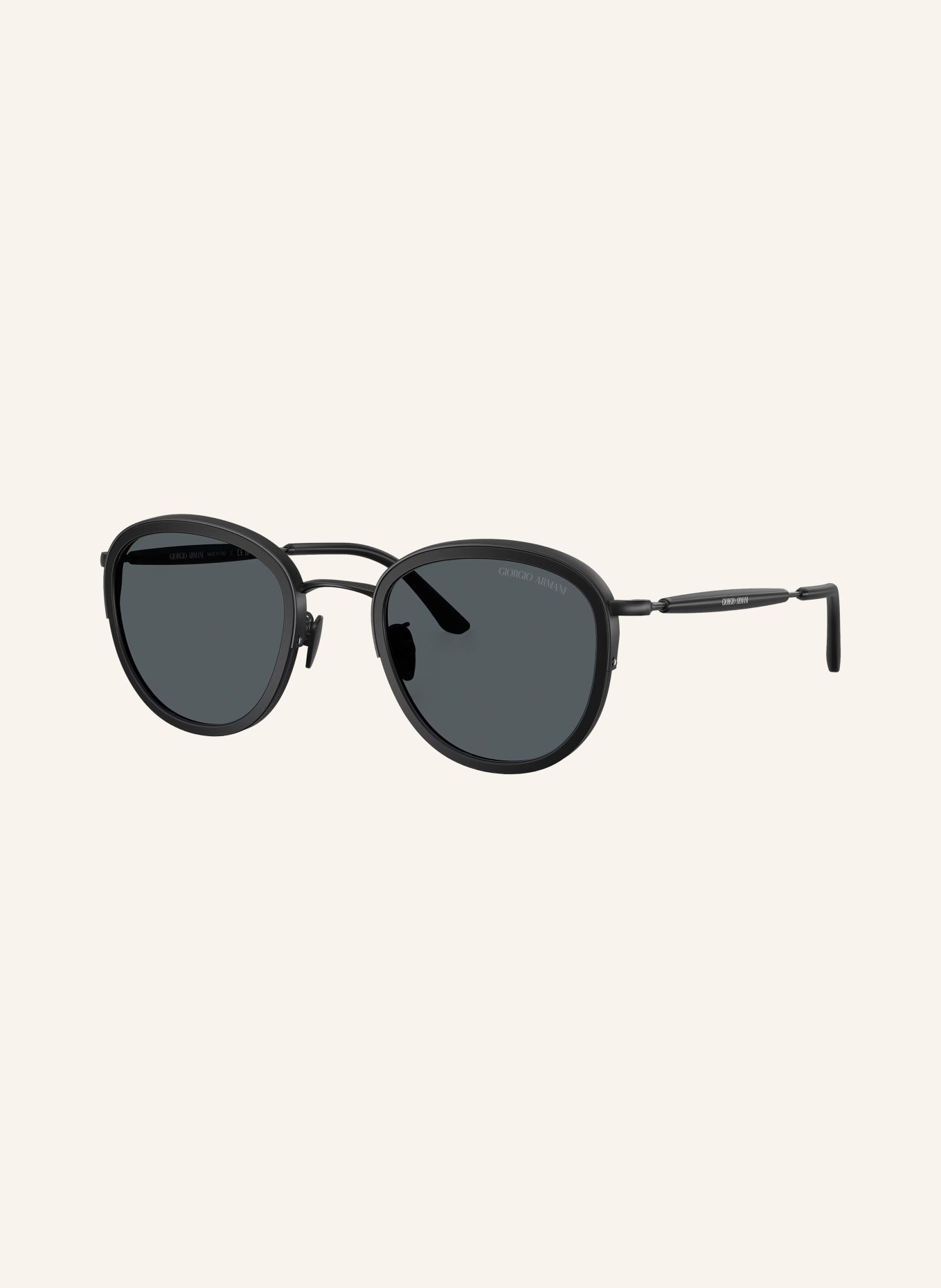 GIORGIO ARMANI Sonnenbrille AR6176: MATT SCHWARZ/ DUNKELGRAU