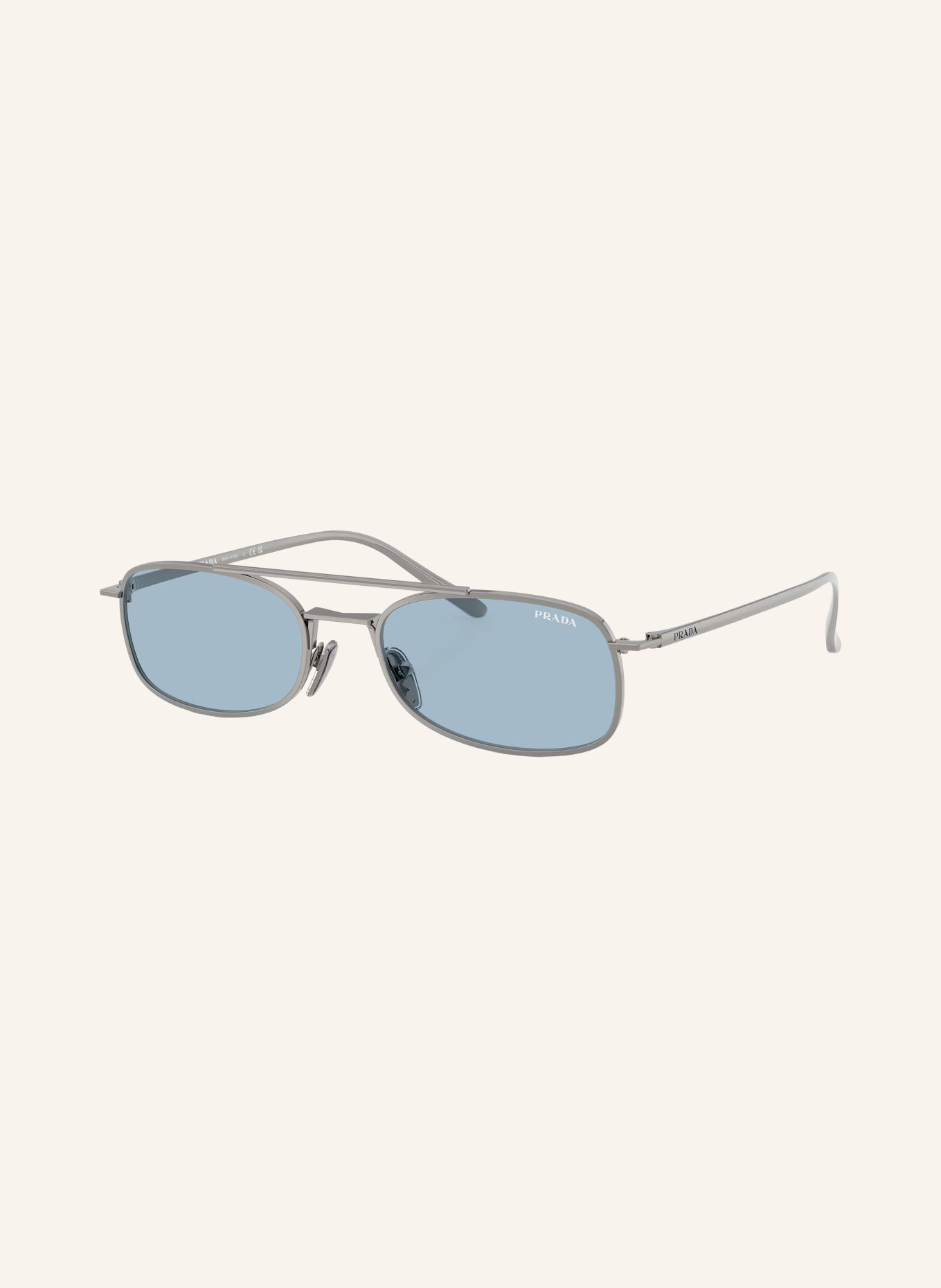 PRADA Sonnenbrille PR D59S: PLATIN/ BLAU