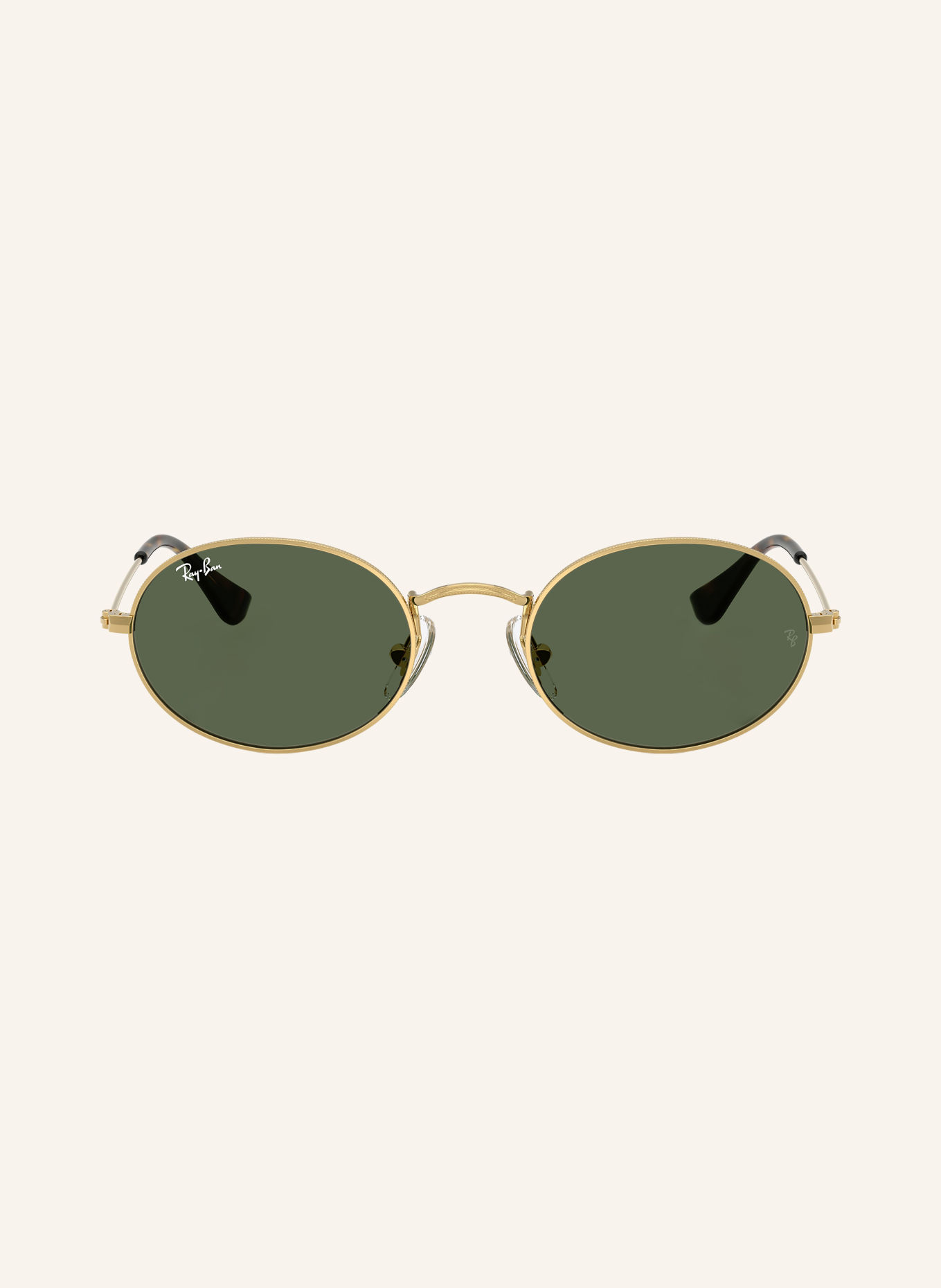 Ray-Ban Solbrille RB9645S: GULD/ MØRKEGRØNT