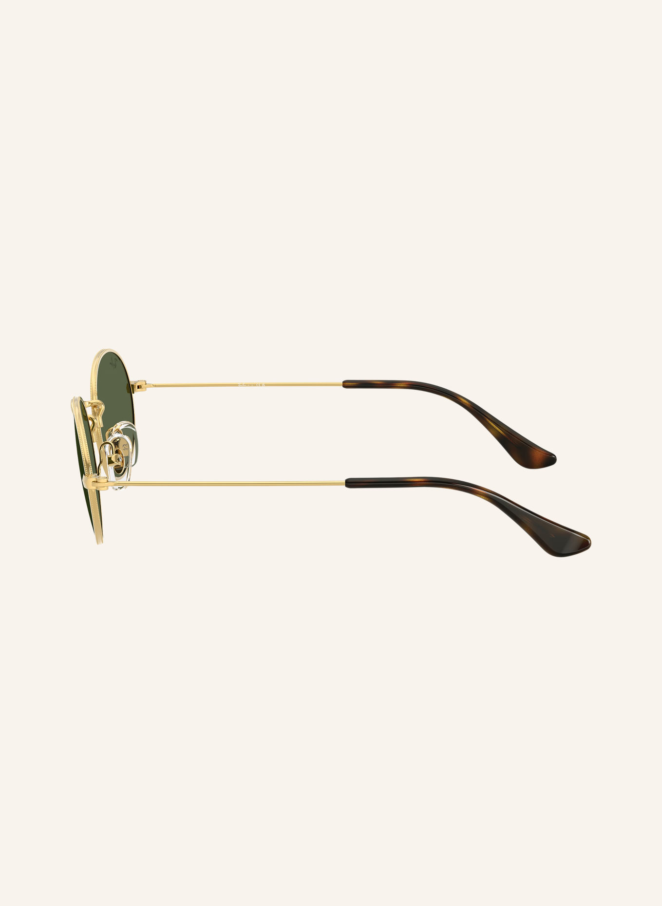Ray-Ban Solbrille RB9645S: GULD/ MØRKEGRØNT