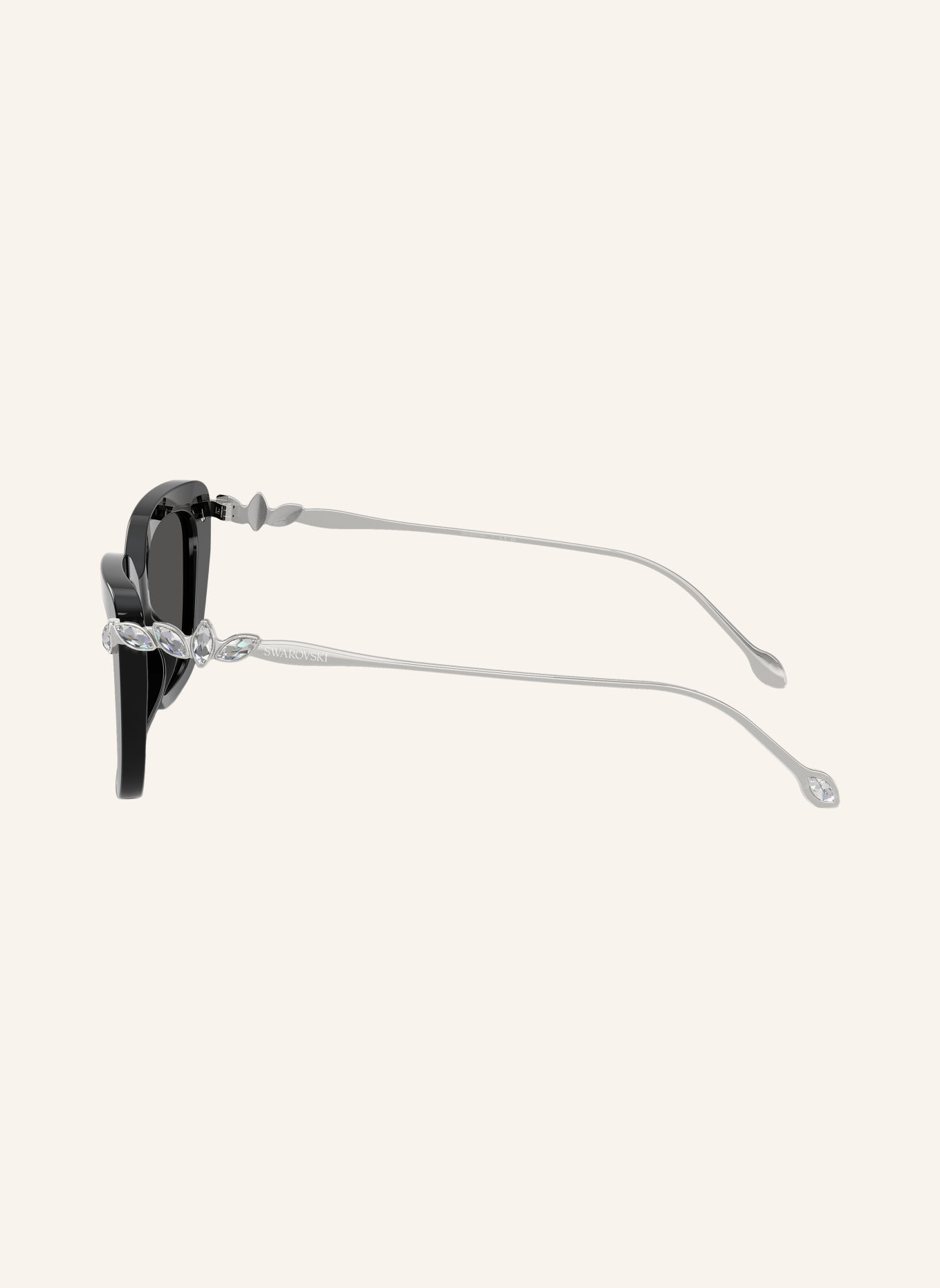 SWAROVSKI Zonnebril SK6065U: ZWART/ DONKERGRIJS
