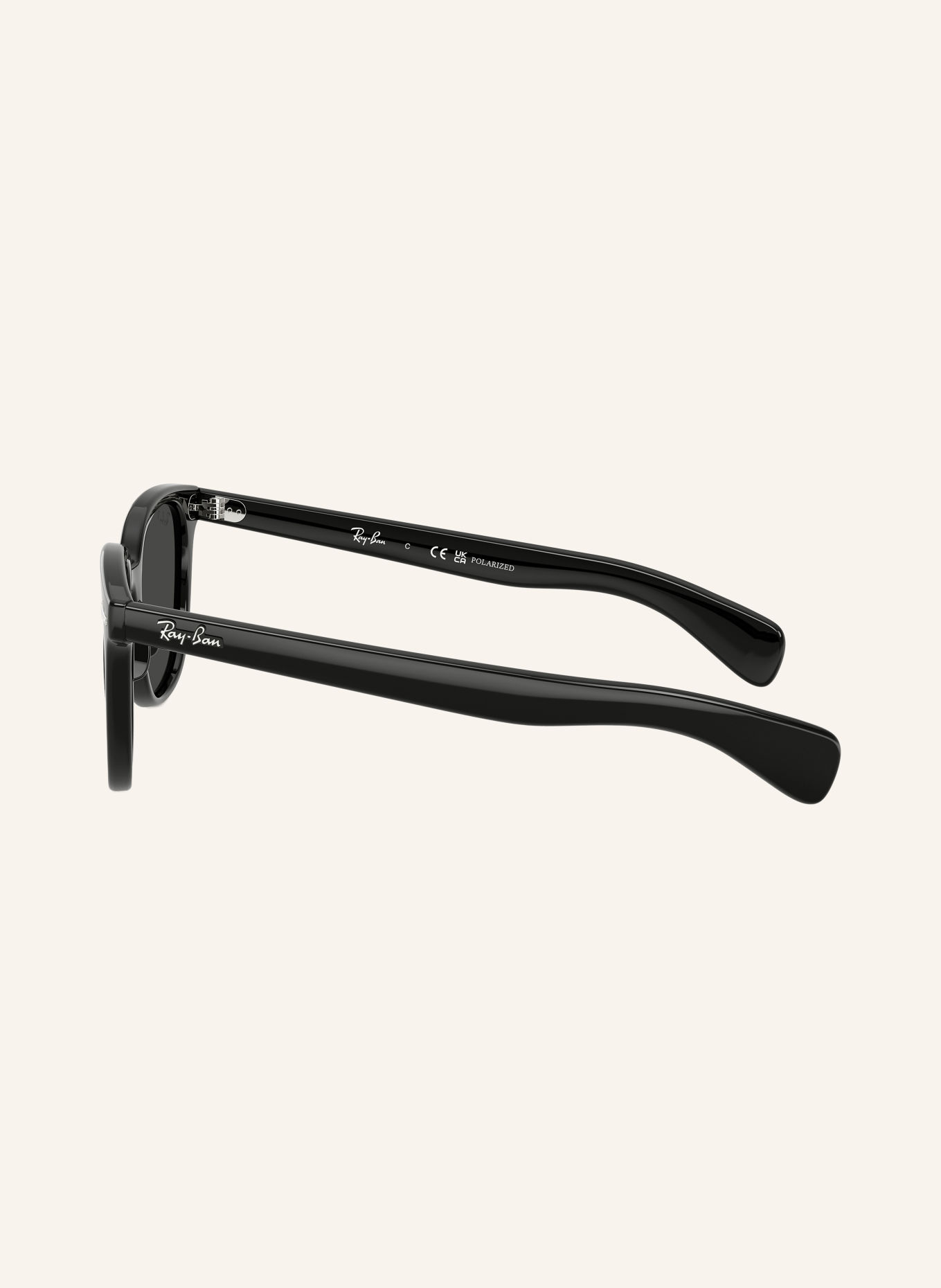 Ray-Ban Solbrille RB2235F: BLACK/ POLAR BLOCK