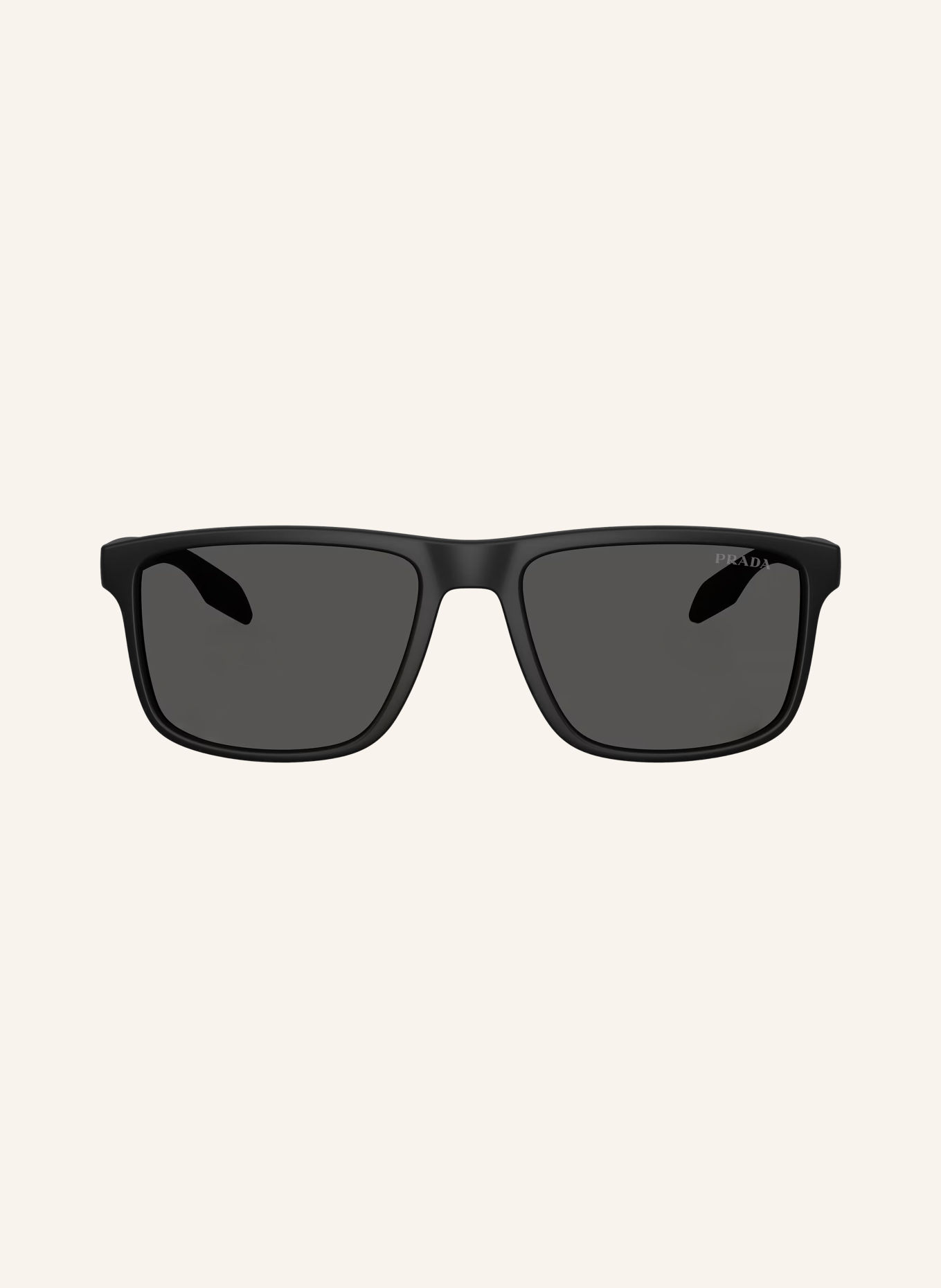 PRADA LINEA ROSSA Zonnebril PS C01S: MATZWART/ DONKERGRIJS