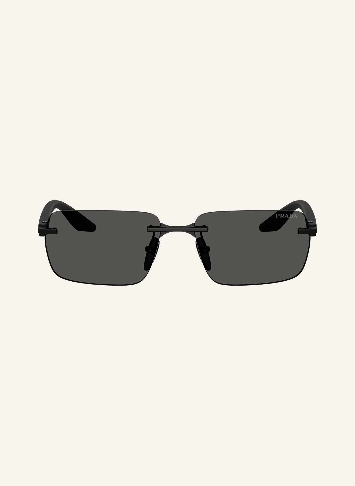 PRADA LINEA ROSSA Zonnebril PS C52S: MATZWART/ DONKERGRIJS