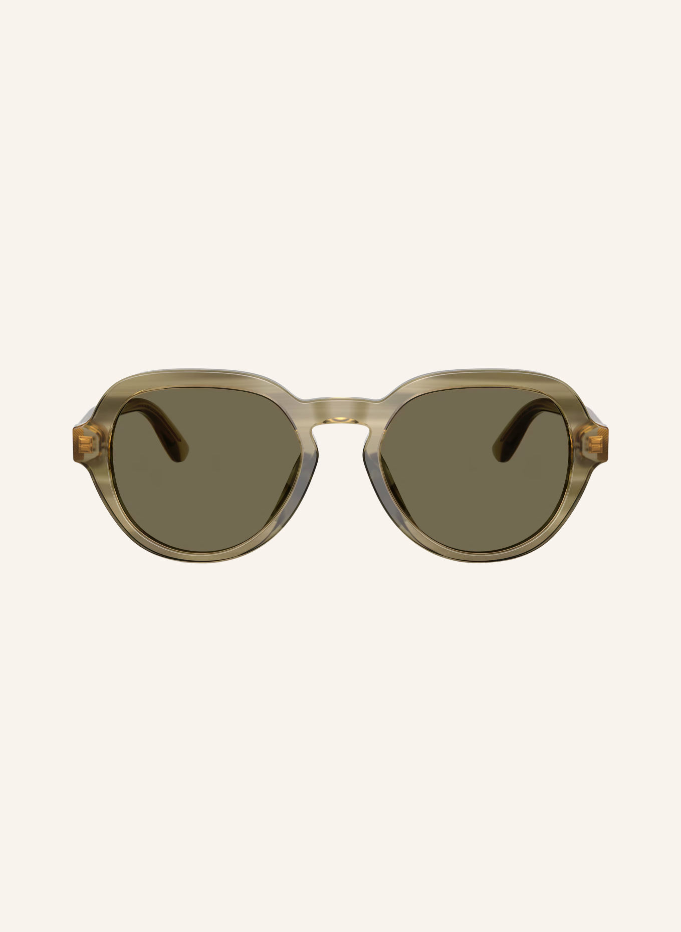 DOLCE & GABBANA Sunglasses DG4567: KHAKI/BROWN