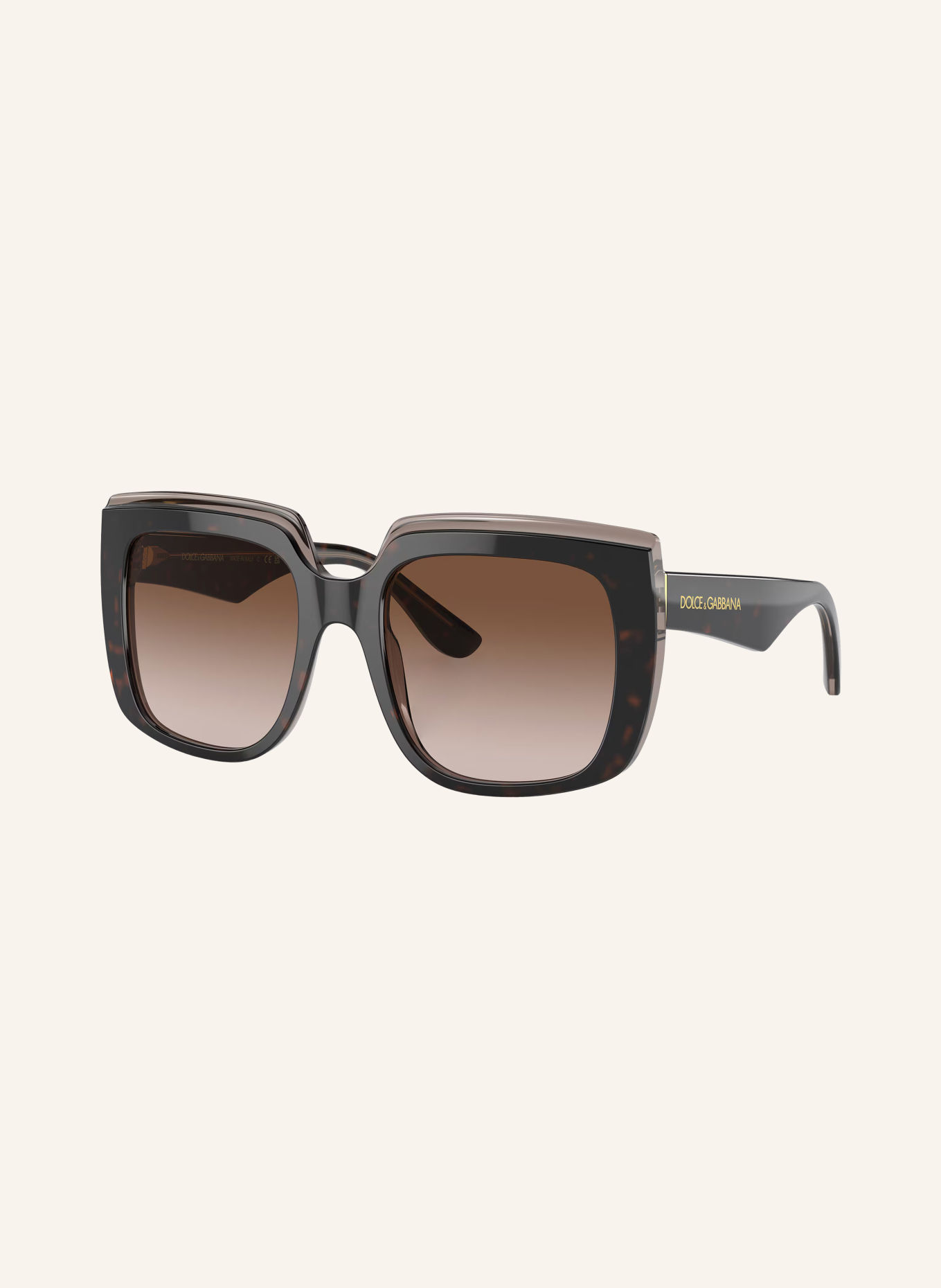 DOLCE & GABBANA Ochelari de soare DG4414F: HAVANA/ MARO DEGRADAT