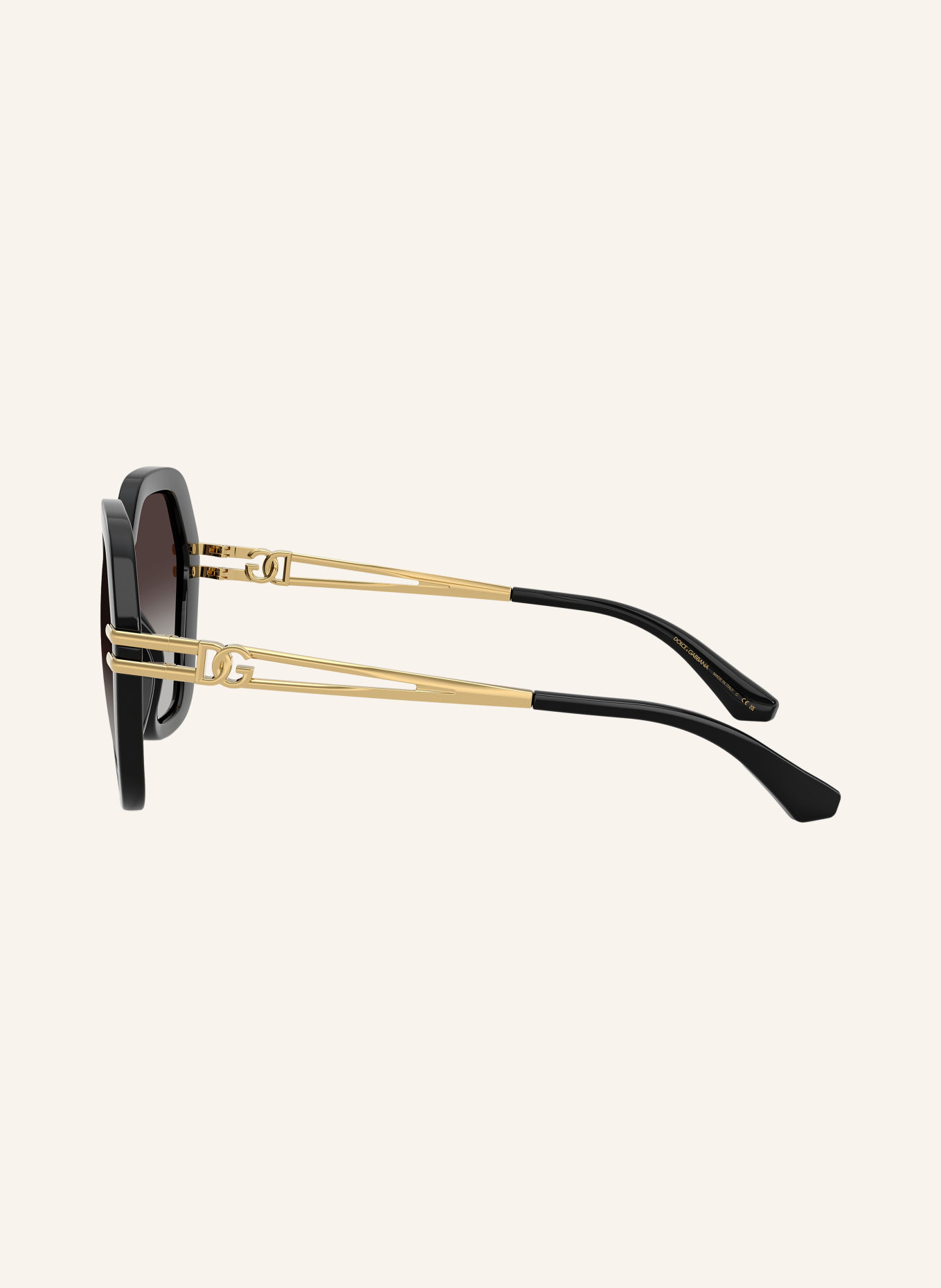 DOLCE & GABBANA Sonnenbrille DG6210: SCHWARZ/ GRAU VERLAUF