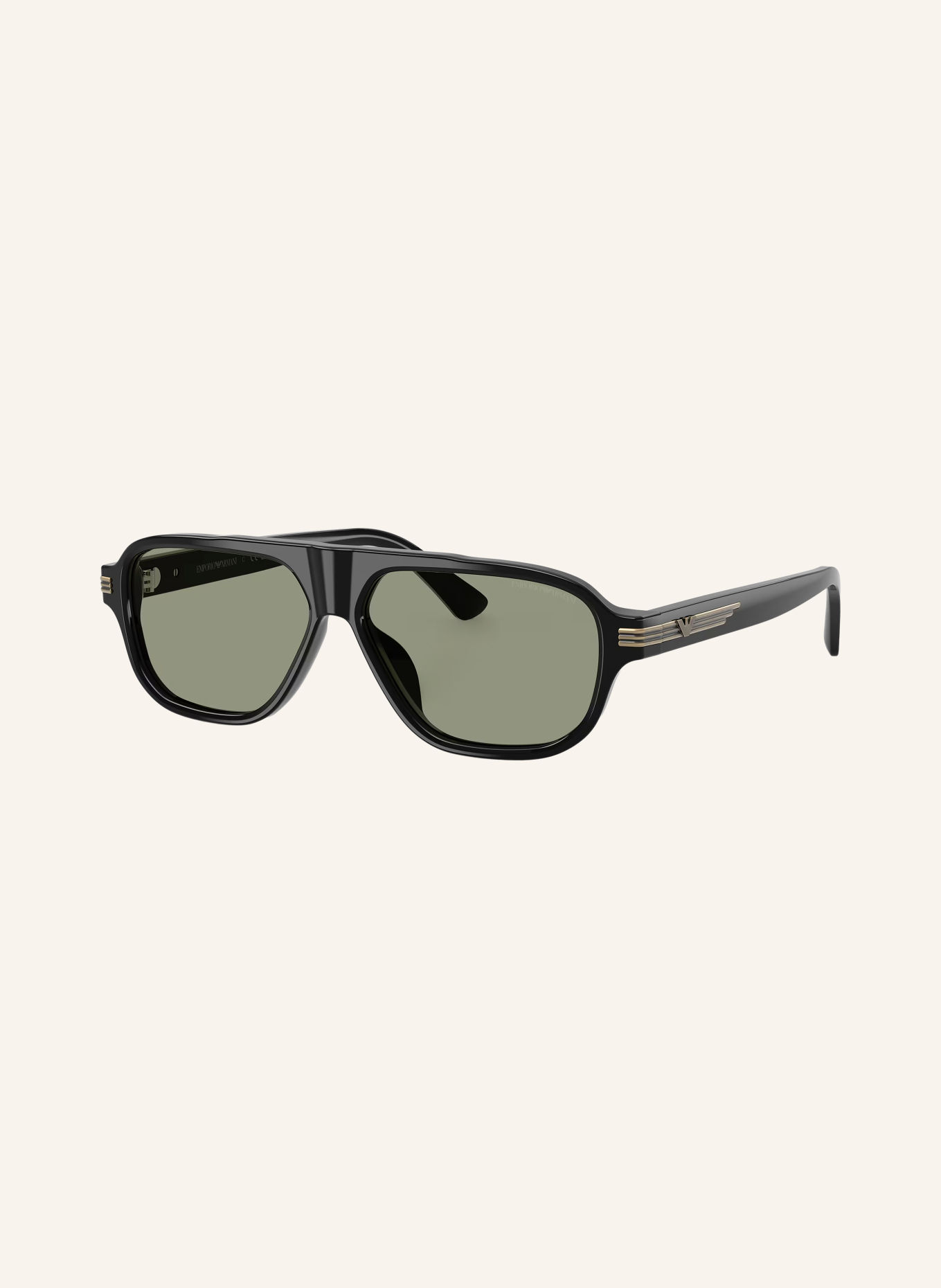 EMPORIO ARMANI Ochelari de soare EA4285U: NEGRU/ VERDE