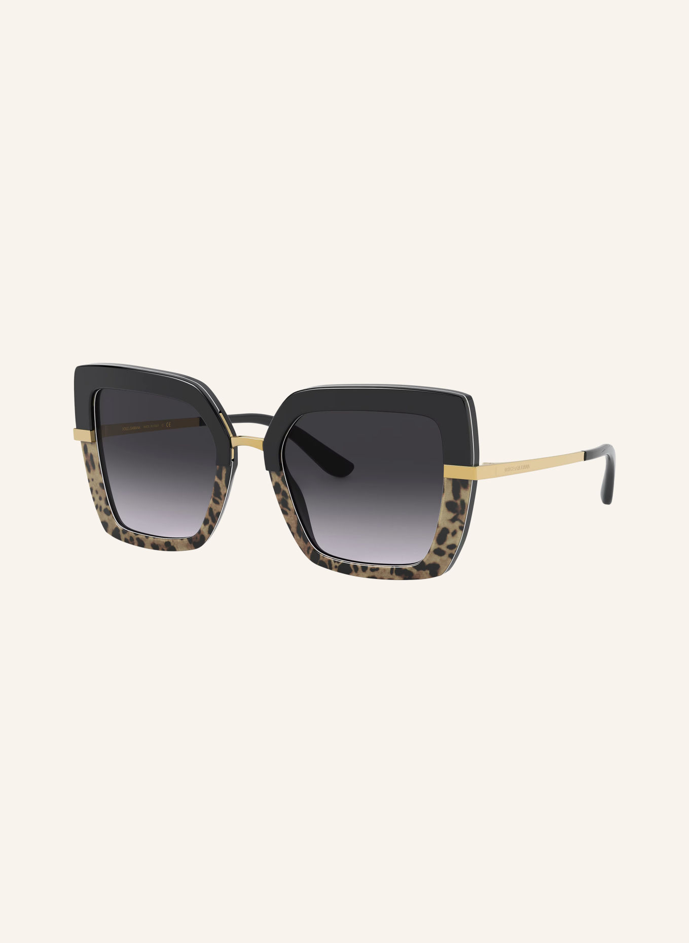 DOLCE & GABBANA Sonnenbrille DG4373F: HAVANA/ SCHWARZ VERLAUF