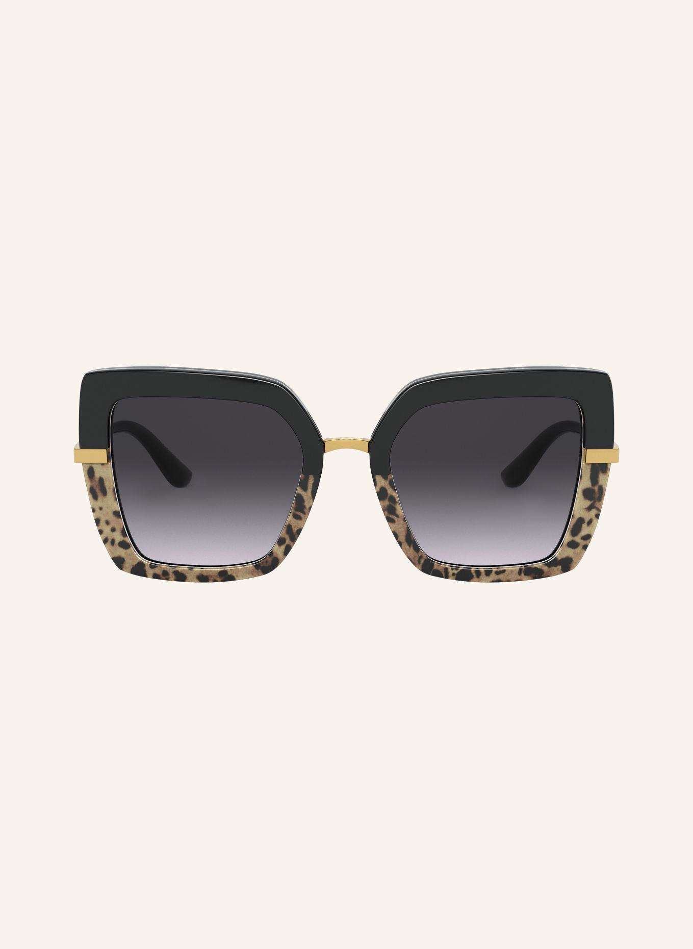 DOLCE & GABBANA Sonnenbrille DG4373F: HAVANA/ SCHWARZ VERLAUF