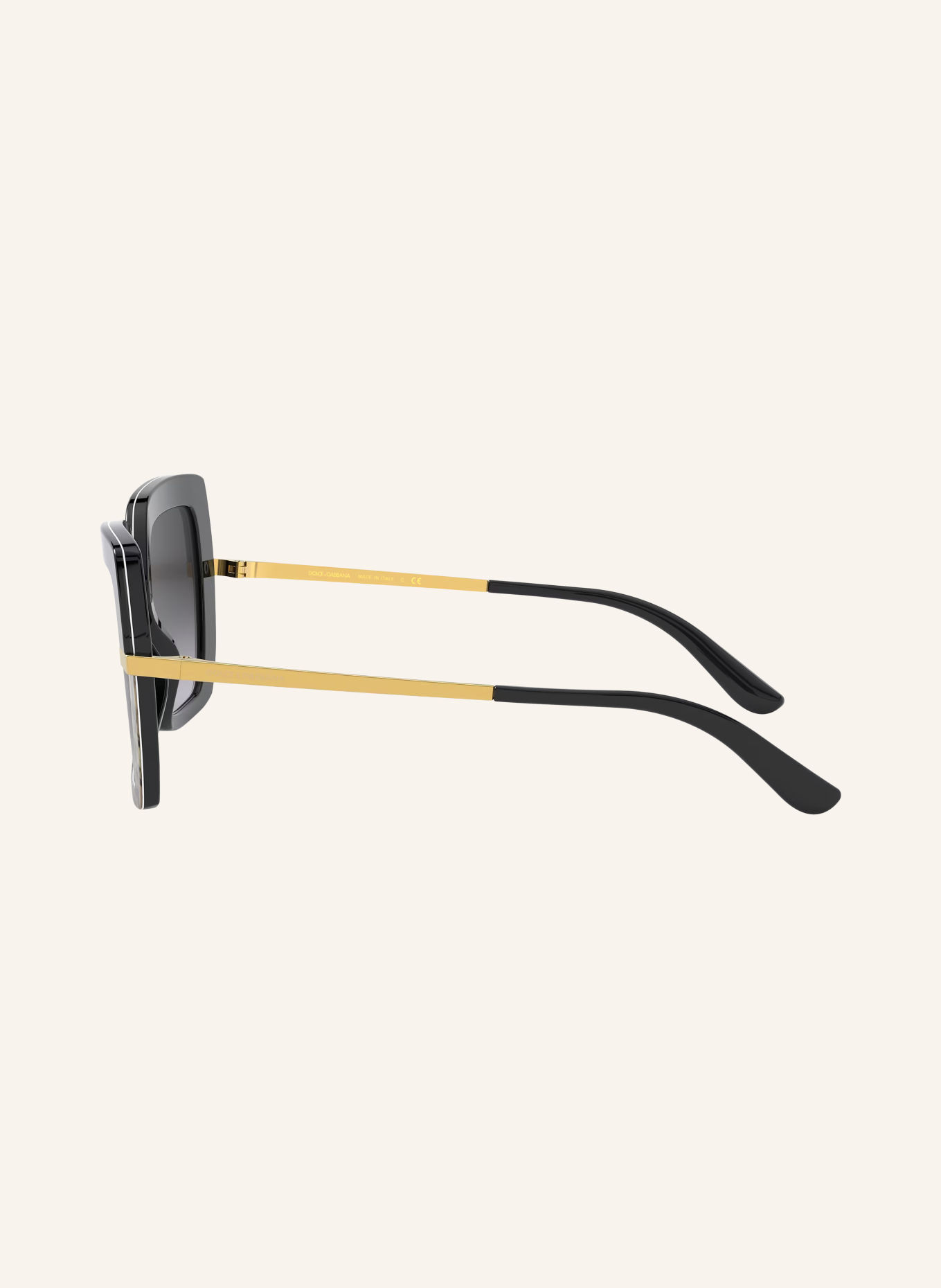 DOLCE & GABBANA Sonnenbrille DG4373F: HAVANA/ SCHWARZ VERLAUF
