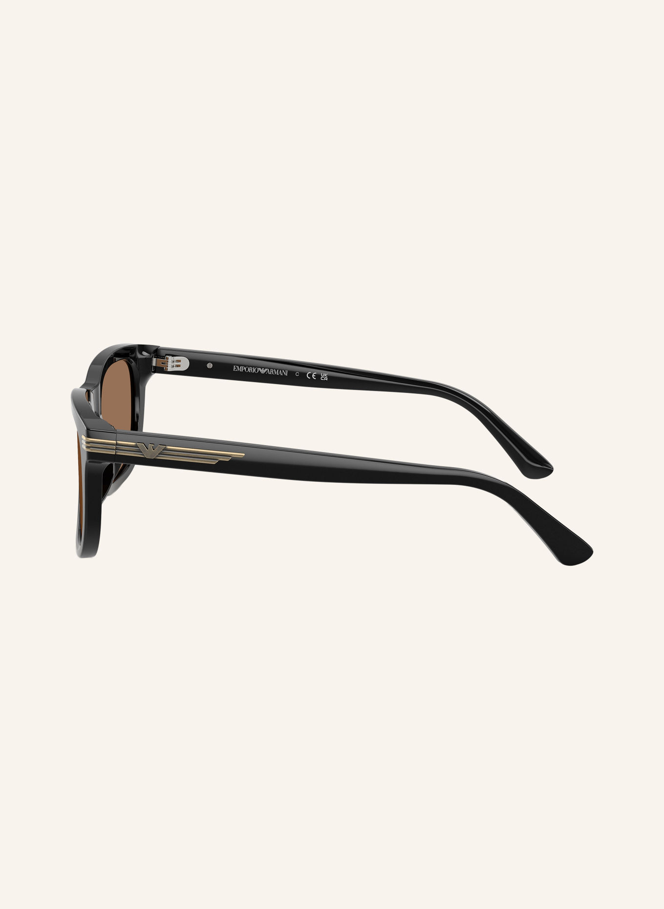 EMPORIO ARMANI Zonnebril EA4282U: ZWART/ DONKERGRIJS