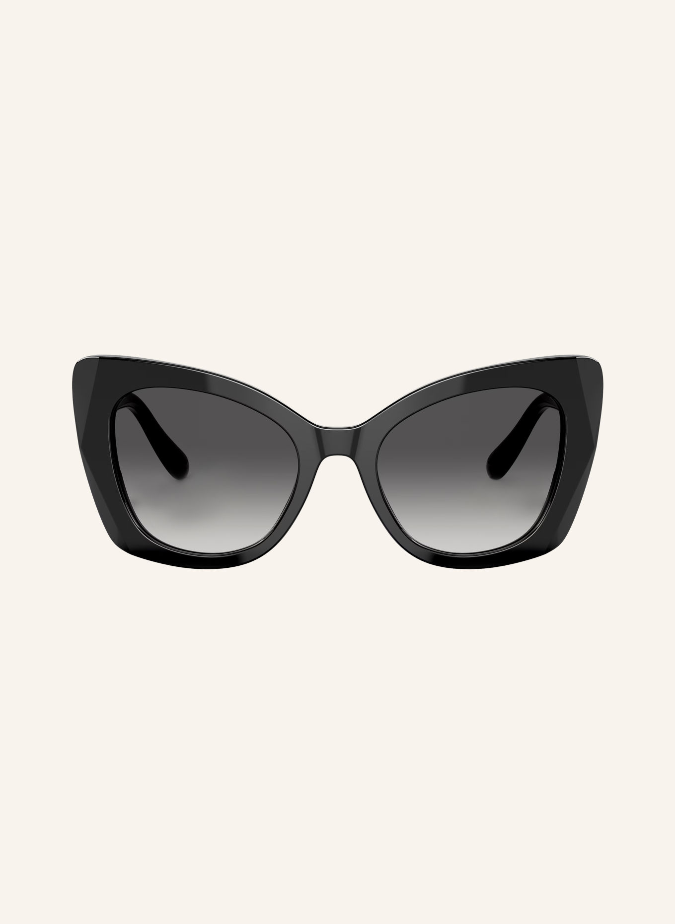 DOLCE & GABBANA Sonnenbrille DG4405F: SCHWARZ/ GRAU VERLAUF