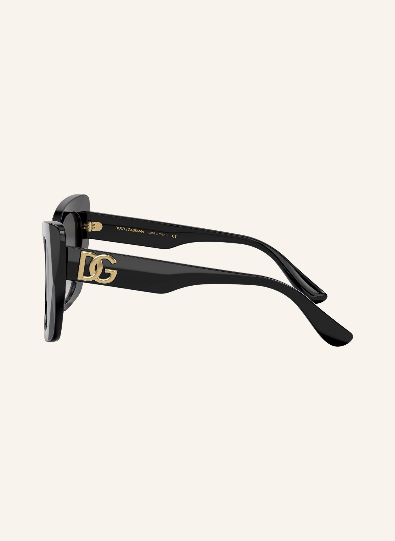 DOLCE & GABBANA Sonnenbrille DG4405F: SCHWARZ/ GRAU VERLAUF