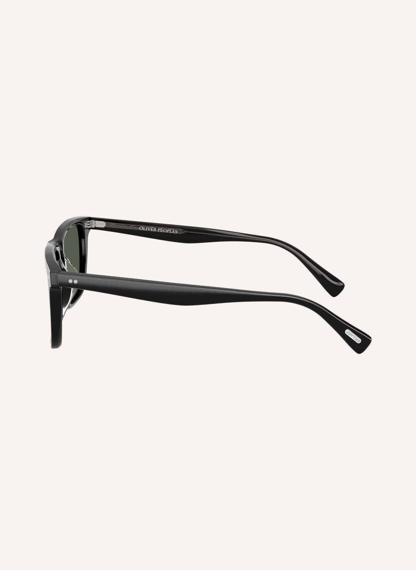 OLIVER PEOPLES Zonnebril OV5629SU BRANO: ZWART/GROEN GEPOLARISEERD