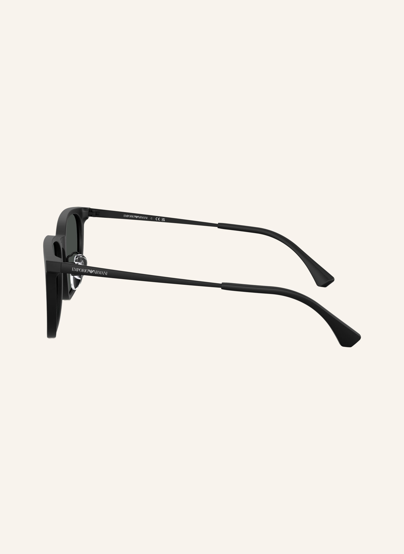 EMPORIO ARMANI Ochelari de soare EA4286D: NEGRU MAT/ GRI ÎNCHIS