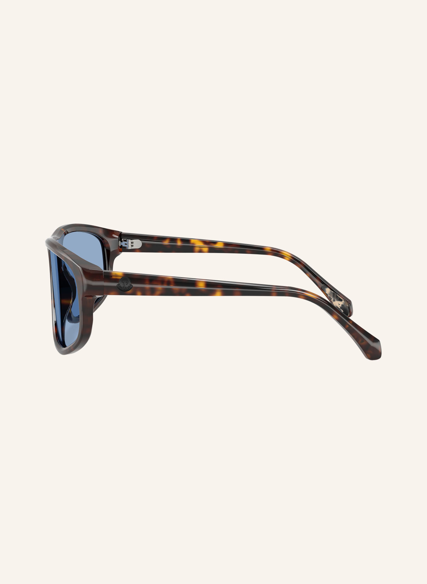 MONCLER Sunglasses ME6033U: SHINEY HAVANA/ SOLID BLUE